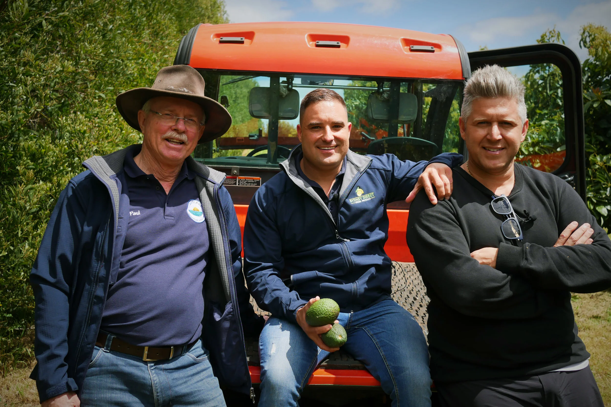 THE AVO GURU PAUL WITH LUKE AND MASSIMO.
