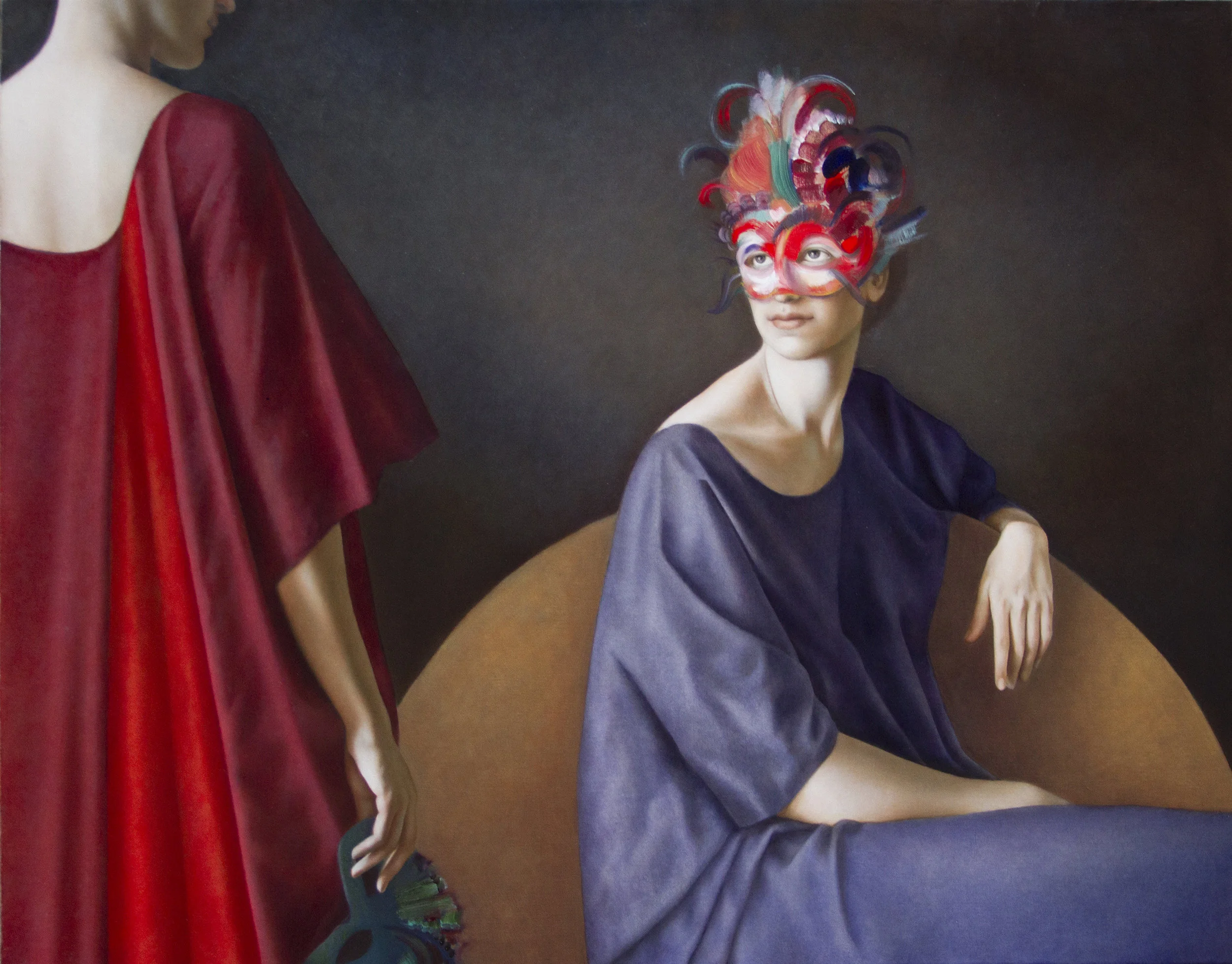 Authors and Alteregos, oil on canvas, 110 x 140 cm, 2014