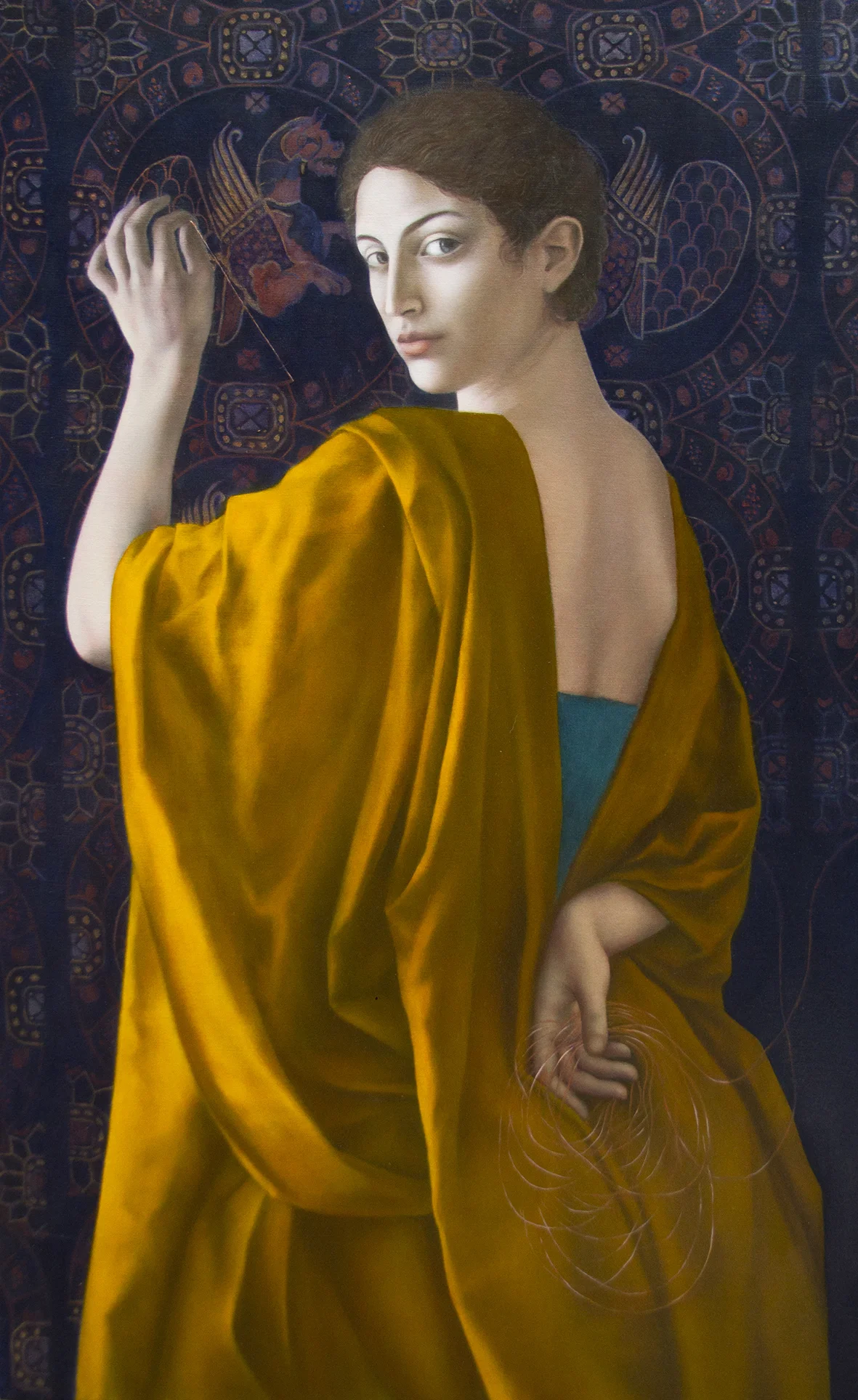 Deus ex Machina, oil on canvas, 121 cm 75, 2014