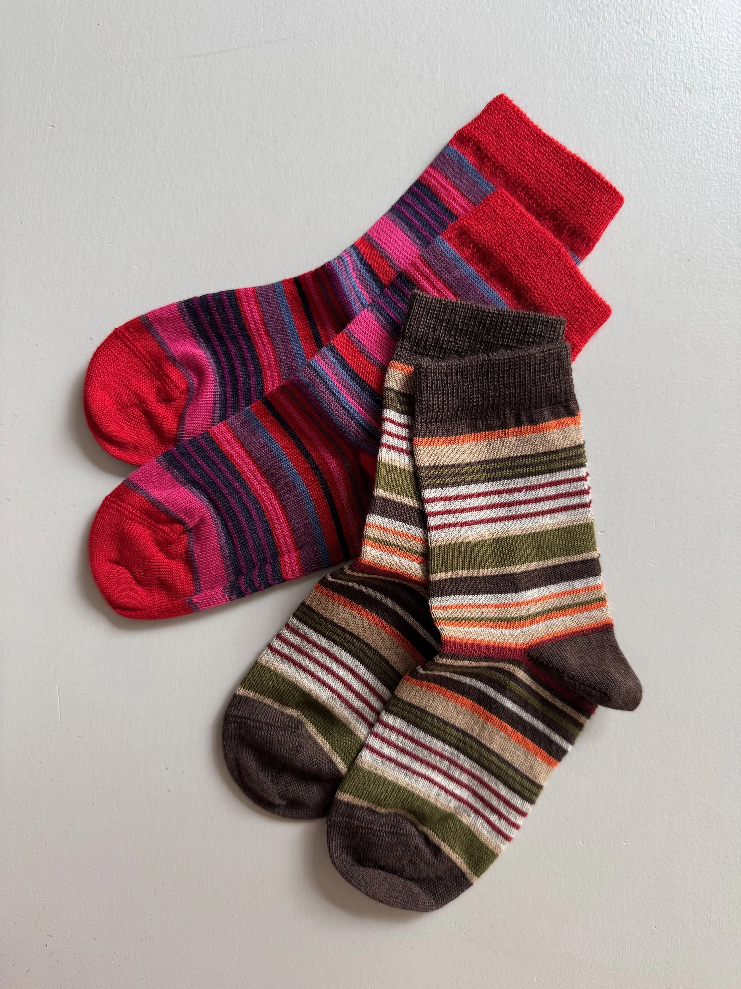 grödo, cotton socks, striped