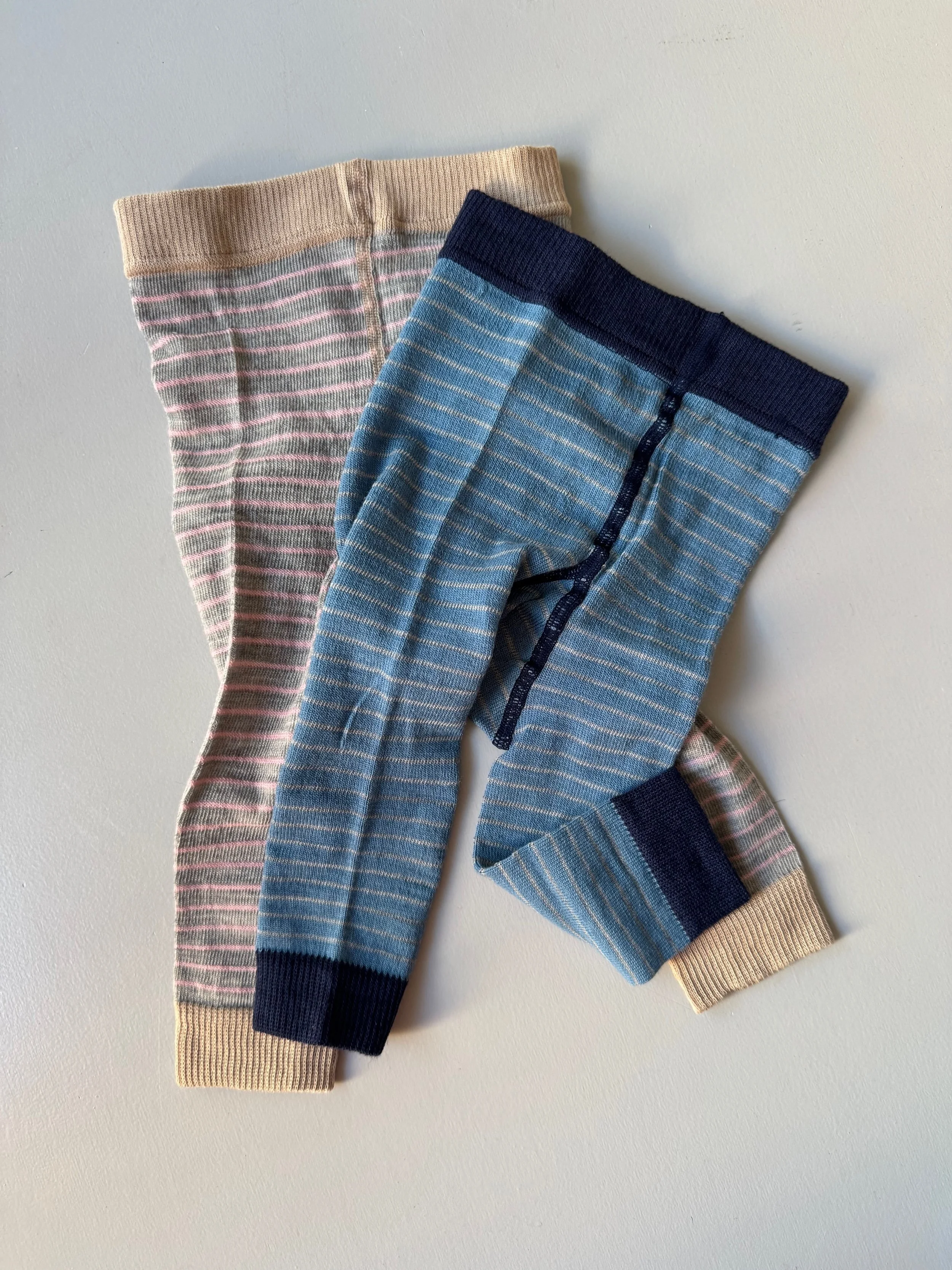 grödo wool and cotton leggings, striped