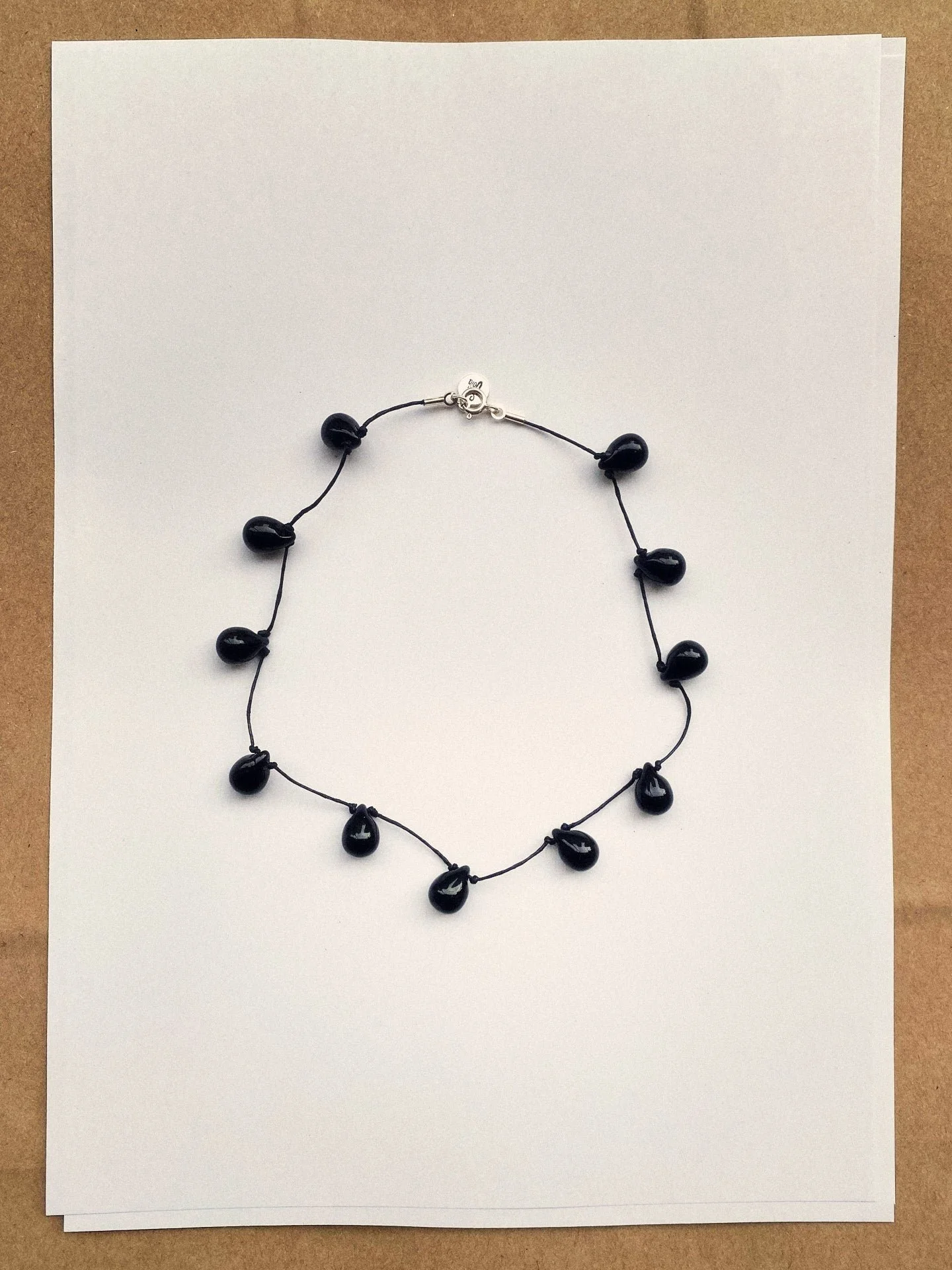 Sisi Joia, noué necklace, black — BÖF shop