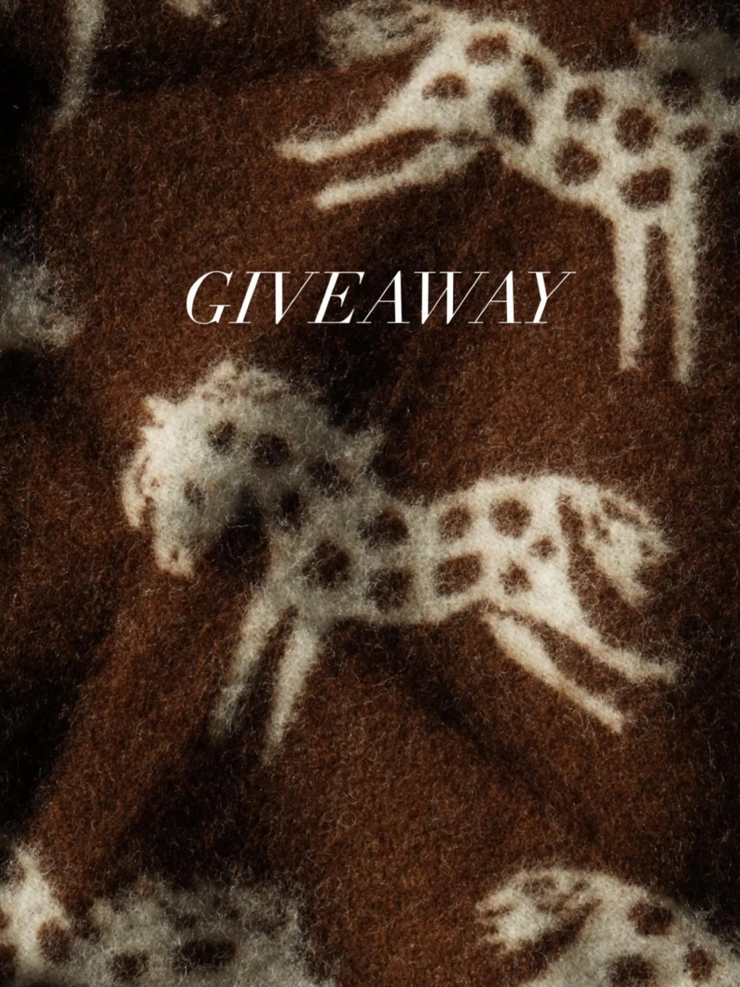 Weekend Giveaway 🤎

Win a beautiful brown pony wool blanket. We are giving away two blankets &ndash; one for you and one for a friend.

How to enter:
&nbsp;&nbsp;&nbsp;&nbsp;1&nbsp;&nbsp;&nbsp;&nbsp;Comment below
&nbsp;&nbsp;&nbsp;&nbsp;2&nbsp;&nbsp