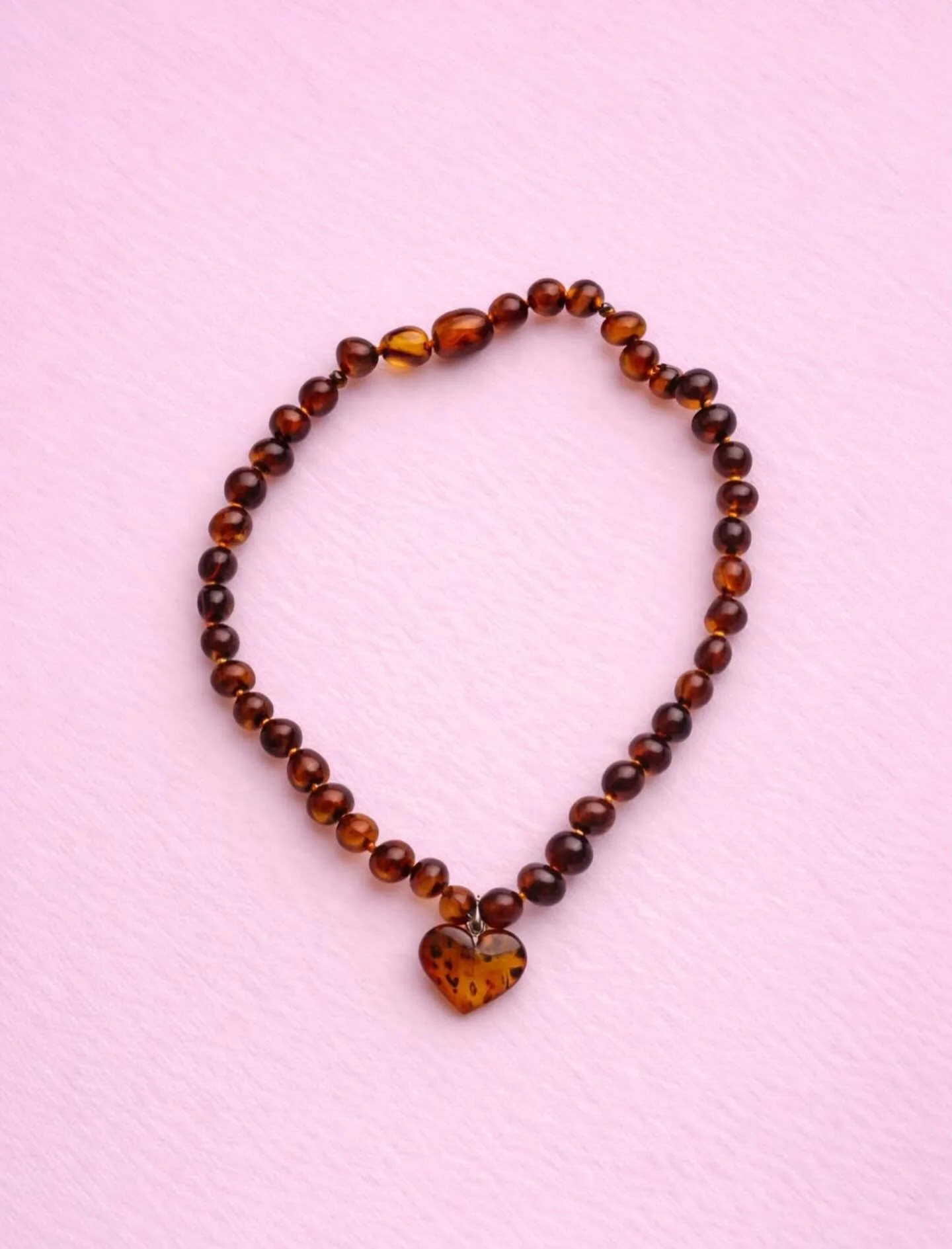 &hellip;new 🤎 amber &amp; heart necklace ~ online now in three sizes (from baby to adults) #boefshopcopenhagen