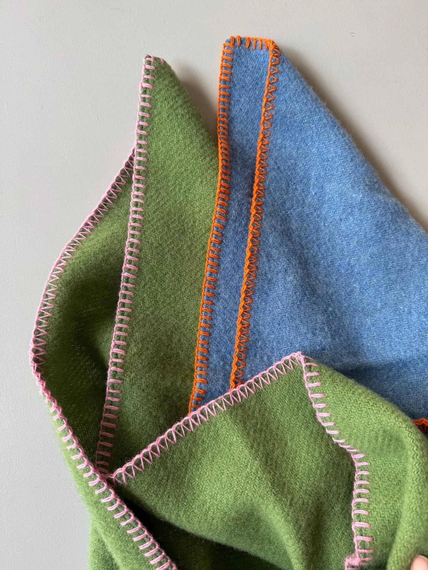 &hellip;back in stock 🫶🏼 wool blanket in two color combinations #boefshopcopenhagen #woolblanket