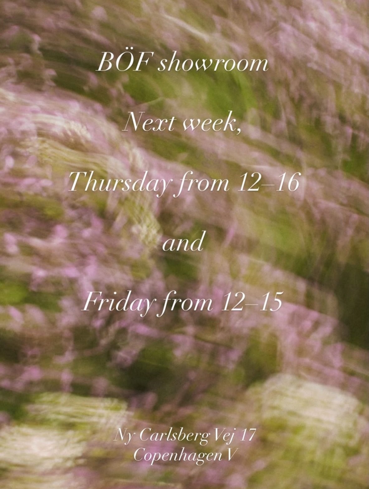 &hellip;B&Ouml;F showroom 〰️ opening hours next week 🤎 #boefshopcopenhagen #boefshowroom