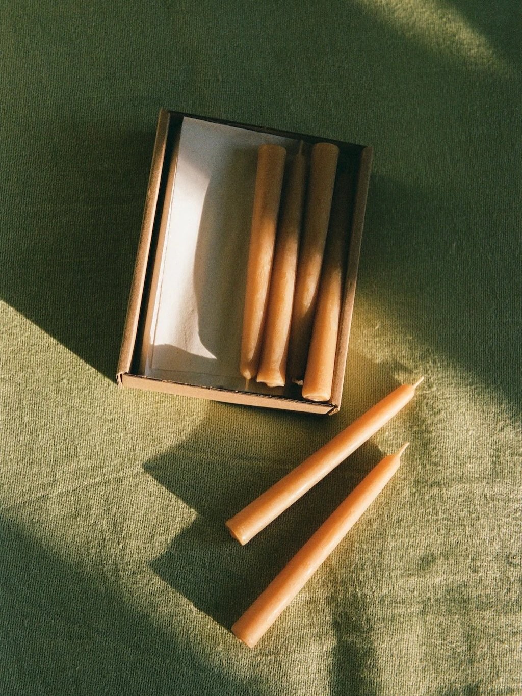 &hellip;back in stock 🐝 beeswax candles - no scent added - just a lovely subtle smell of natural beeswax #boefshopcopenhagen #beeswaxcandles #calenderlight #kalenderlys