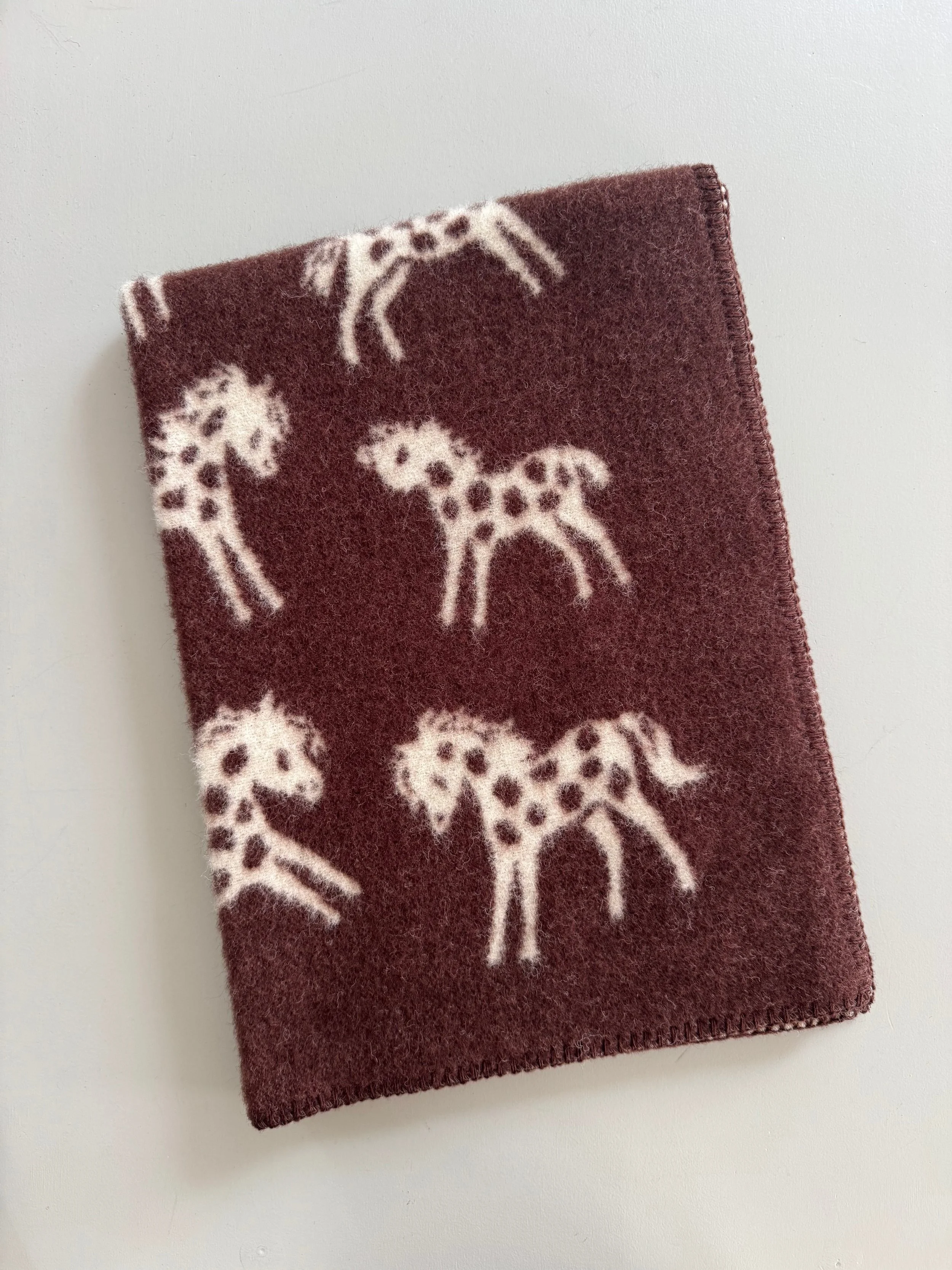 BÖF x Klippan, pony blanket, brown