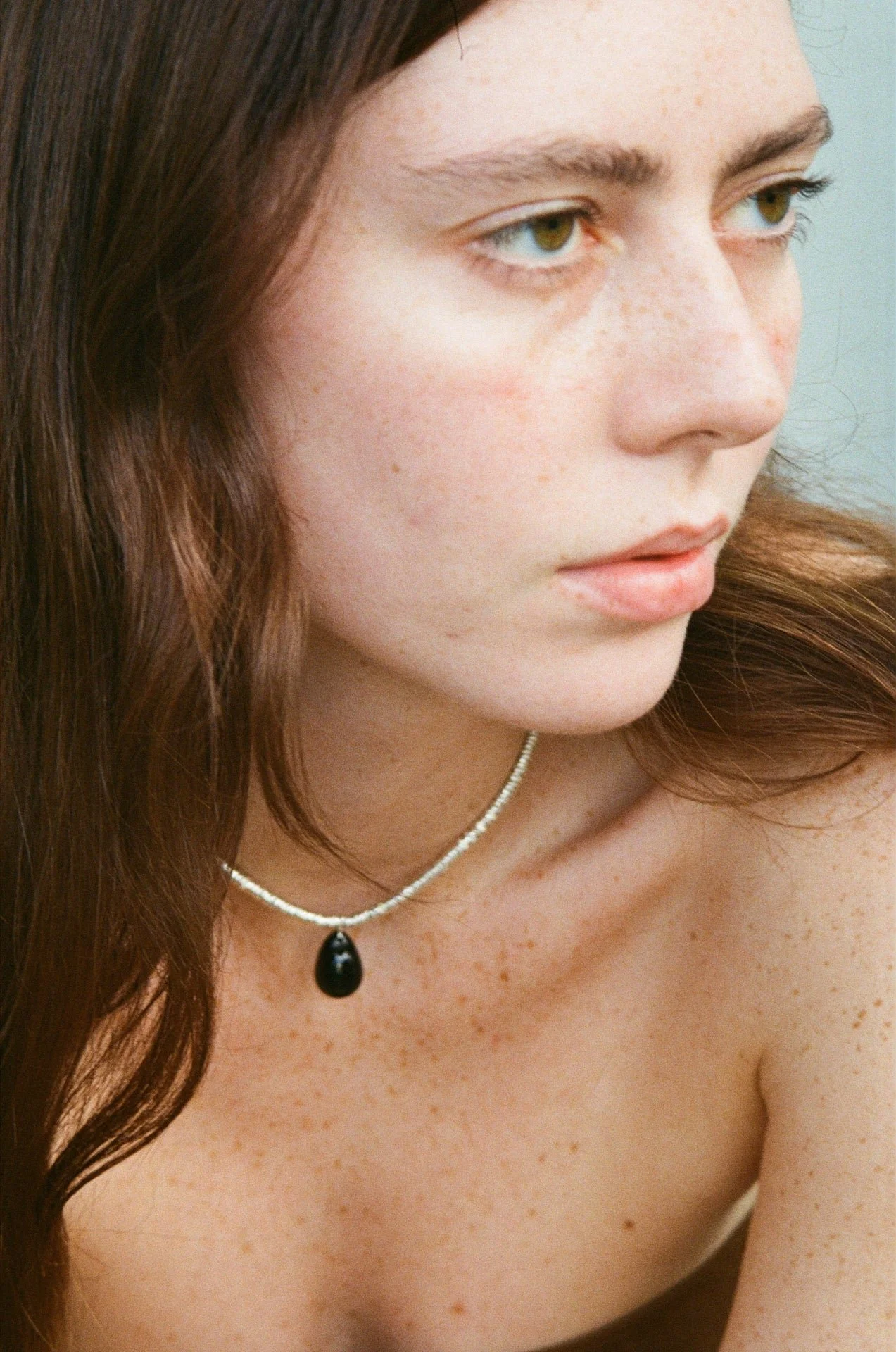 Sisi Joia, hématite necklace, black — BÖF shop
