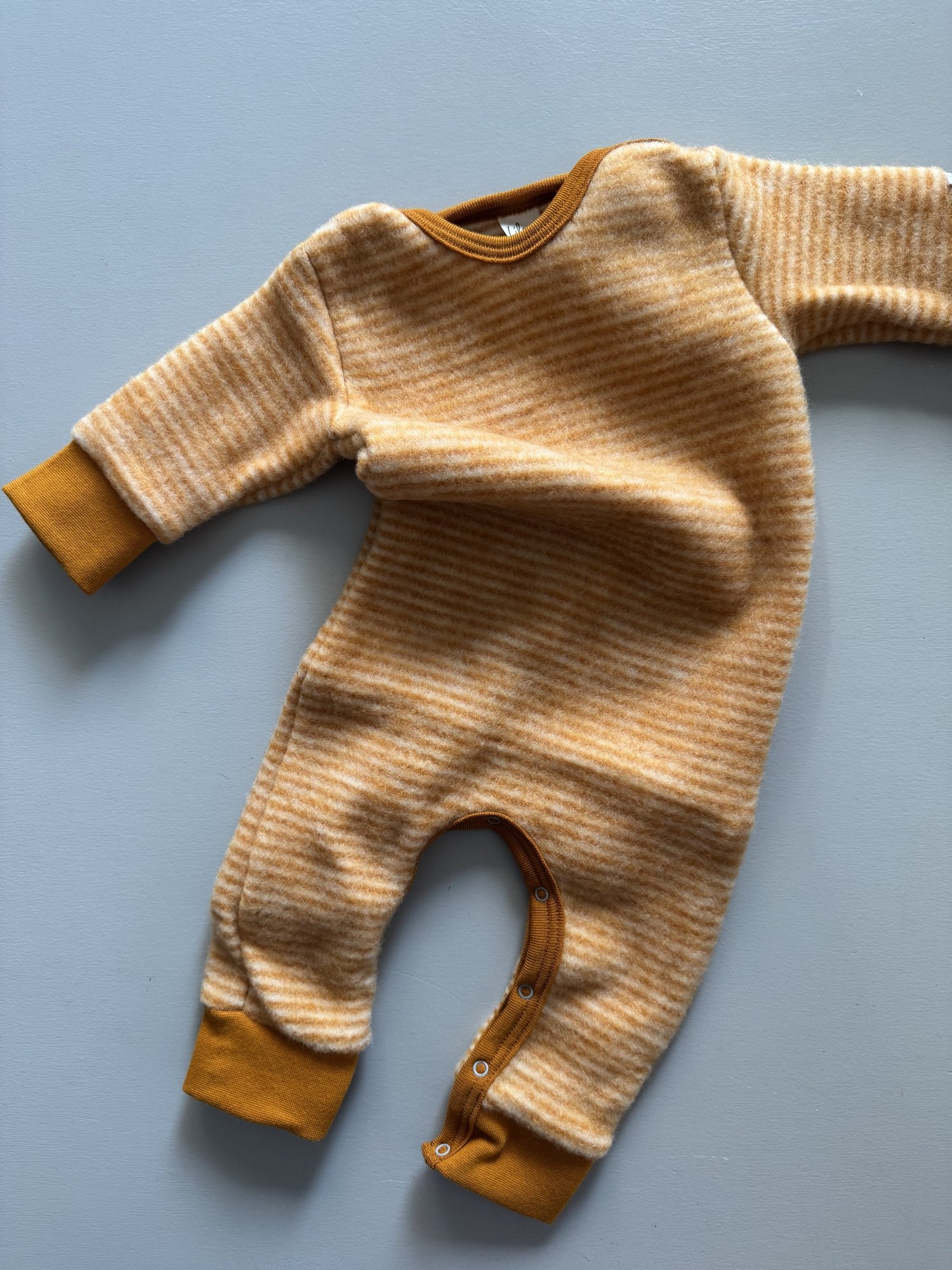 Lilano Merino Baby Strampelsack mit hohem Bündchen - Onlinekurse und