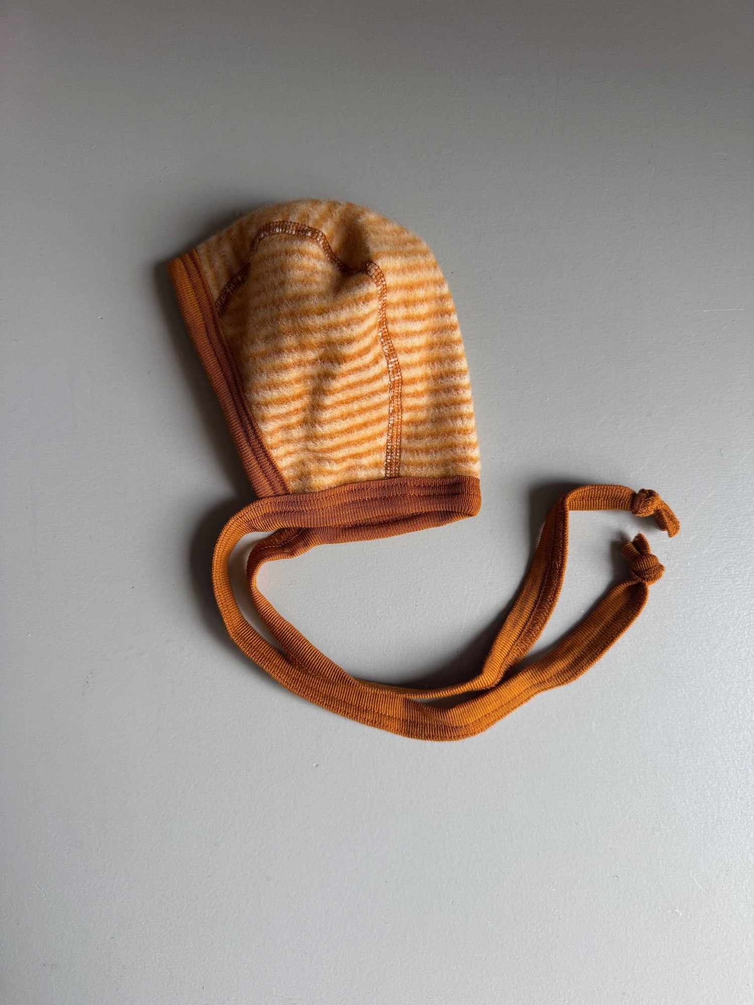 lilano, organic marino wool fleece, baby bonnet — BÖF shop