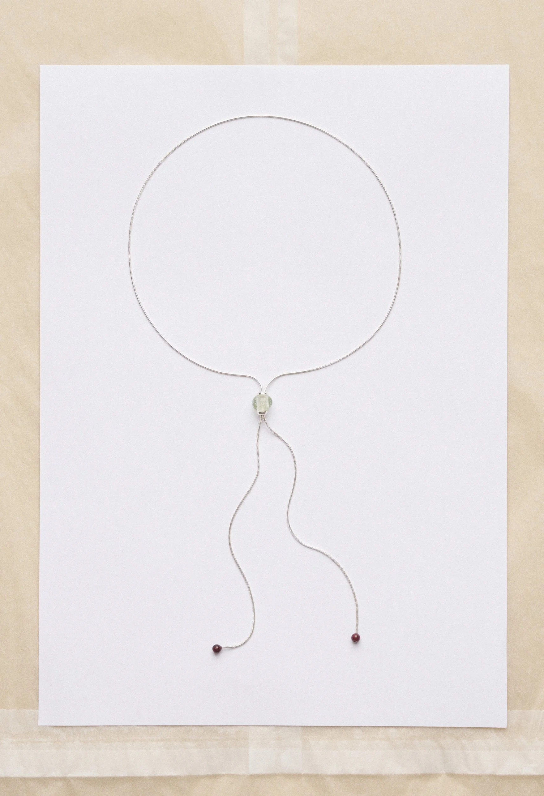 LAZO necklace Clear Grenat.jpg