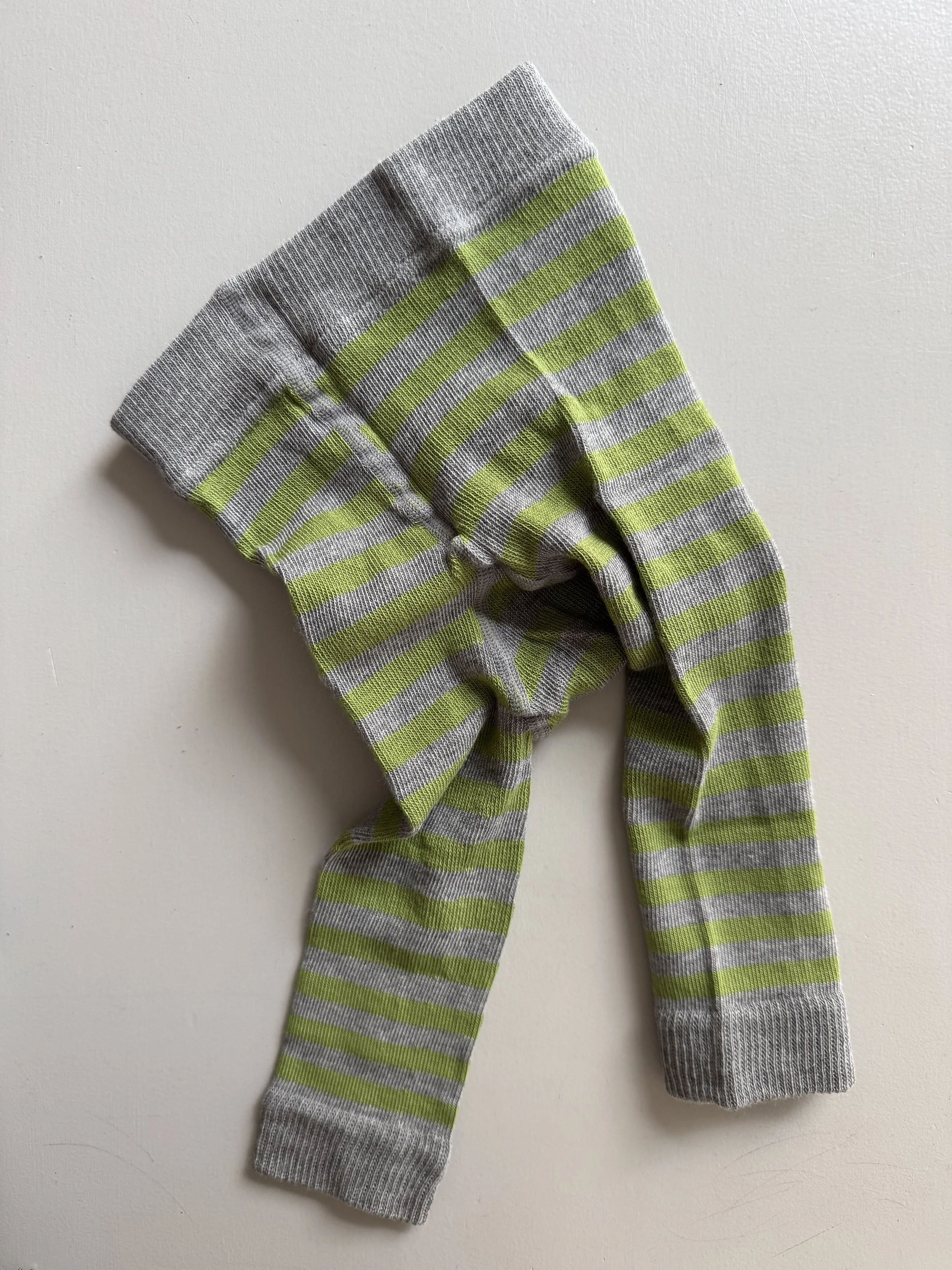 grödo cotton leggings, green stripes