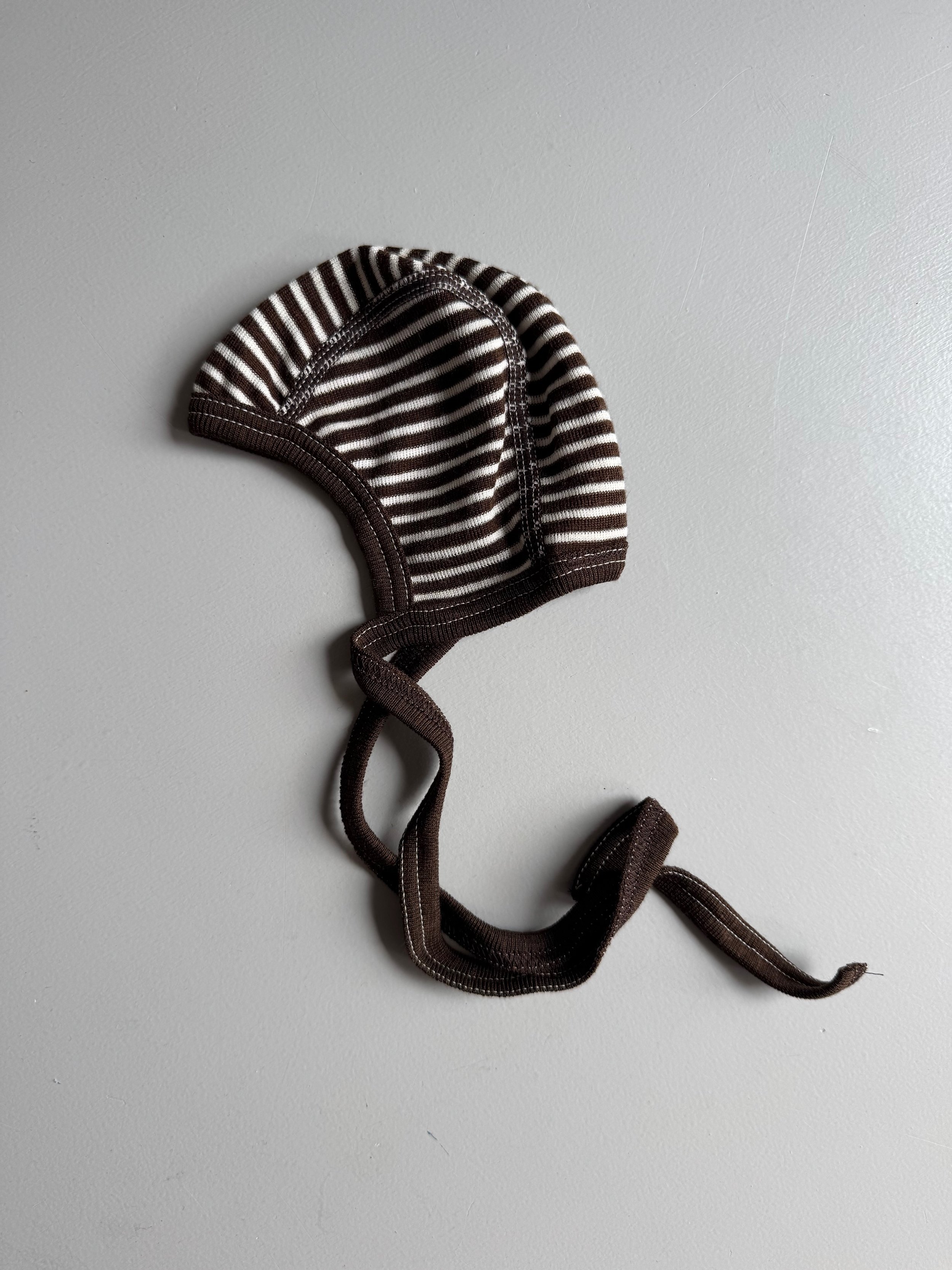 cosilana, baby bonnet, striped