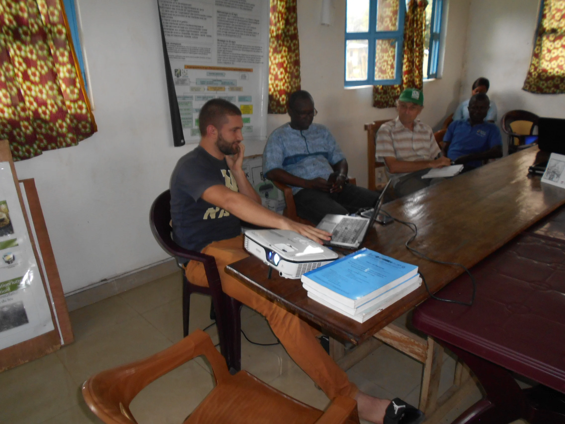 Séance de restitution de Dylan volontaire de cuso