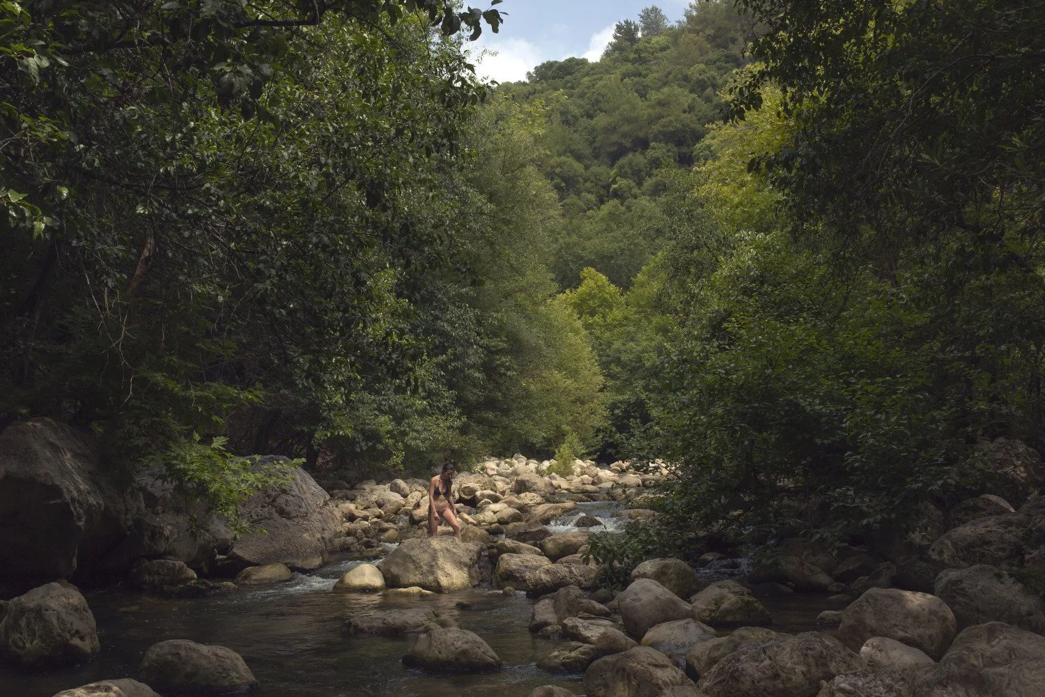  The Awali river runs feeds several hydropower plants in a remote area of Lebanon. 