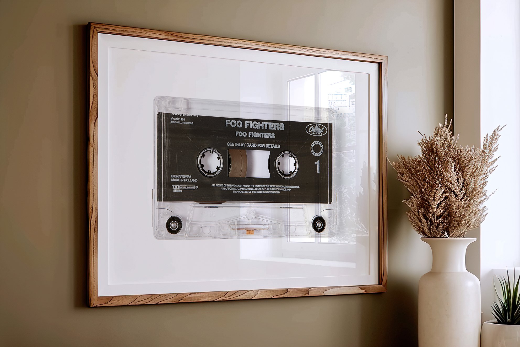 Foo Fighters, Foo Fighters, cassette, classic cassette prints