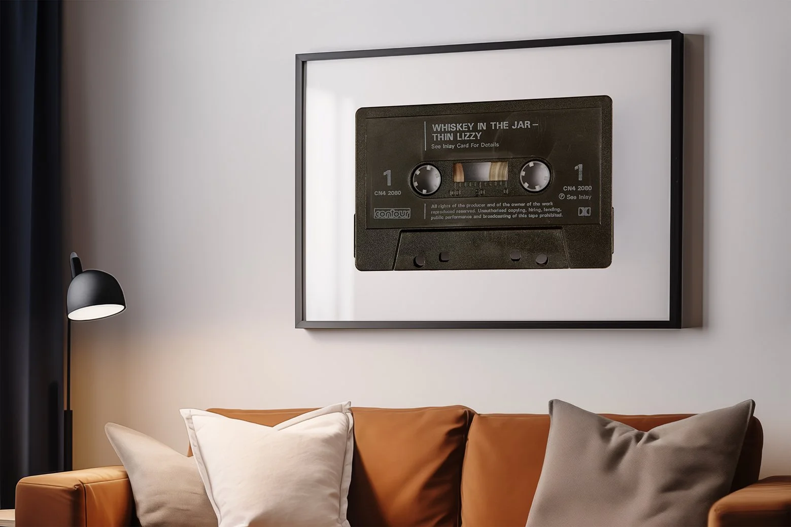 Thin Lizzy - Whiskey In The Jar cassette, cassette, cassette, cassette tape, classic cassette prints