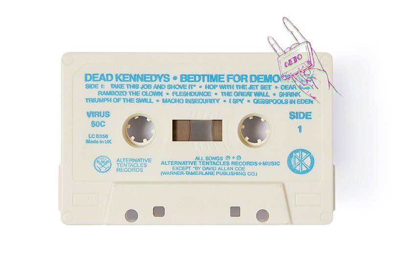 Dead Kennedys - Bed Time For Democracy cassette, cassette, cassette, cassette tape, classic cassette prints (Copy)