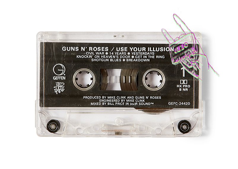 Guns N Roses, Use Your Illusions II, cassette, classic cassette prints (Copy)
