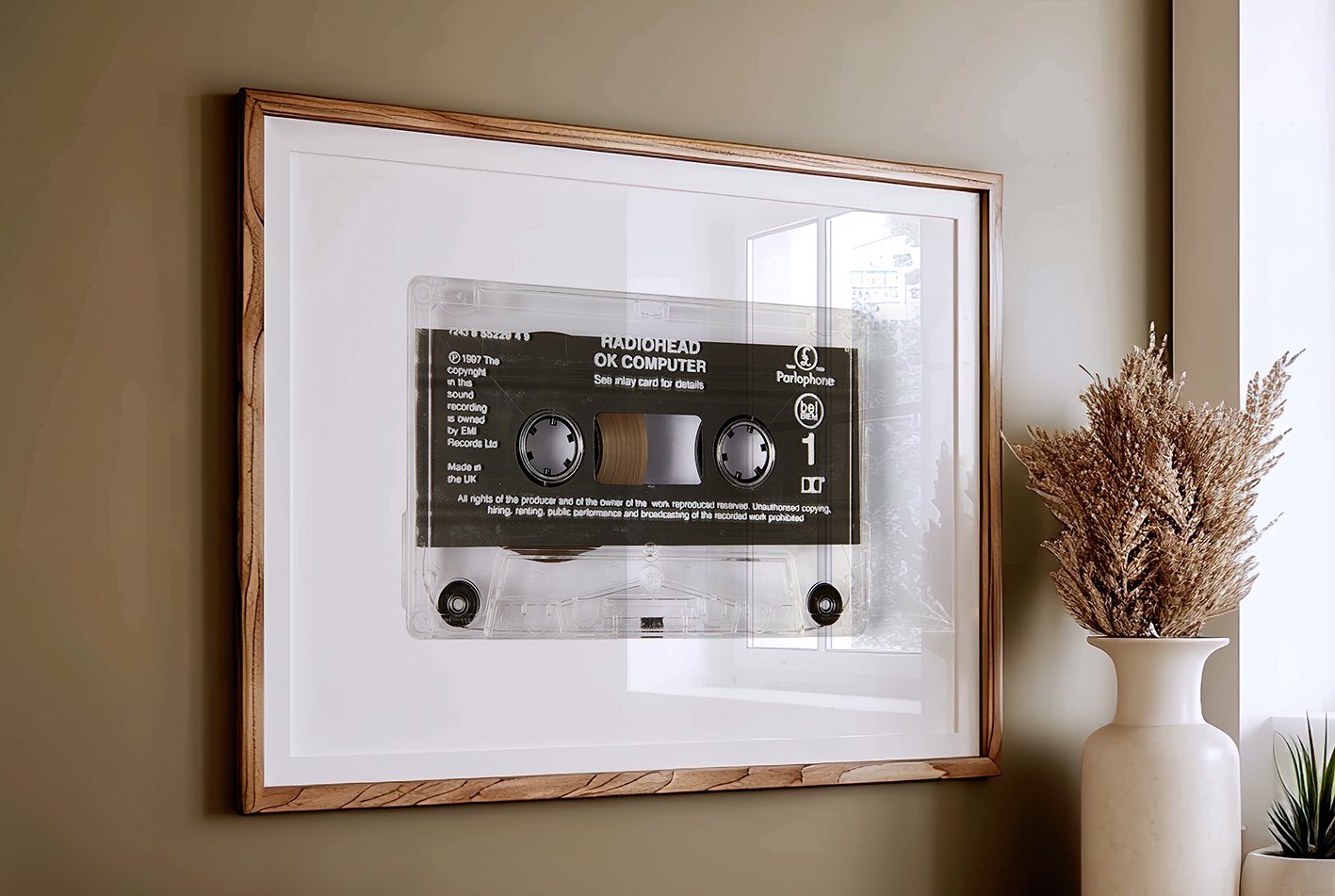 Radiohead - Ok Computer cassette, cassettes, cassette tape, classic cassette prints