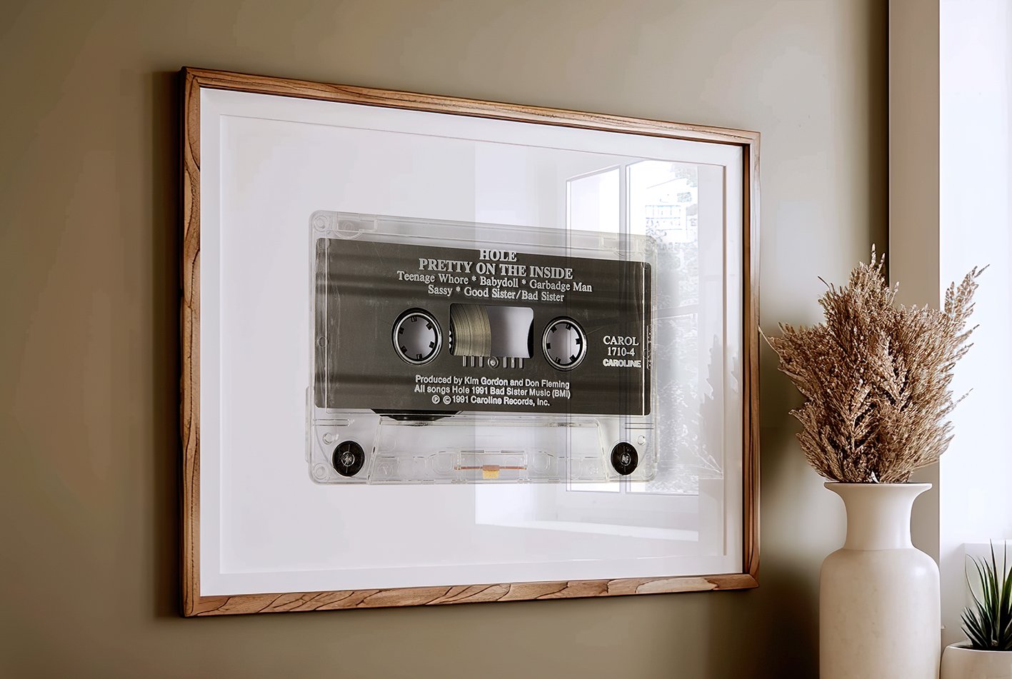 Hole Pretty On The Inside cassette, cassettes, cassette tape, classic cassette prints