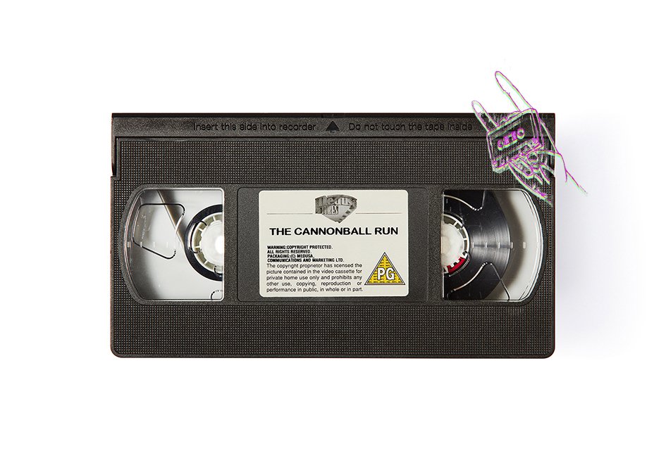 The Cannonball Run, blockbuster video, blockbuster, VHS, Video Cassette, 80s, retro, cassette, cassette, cassettes, cassette tape, classic cassette prints, www.classiccassetteprints.com