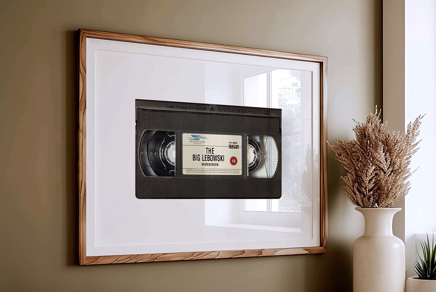 The Big Lebowski , blockbuster video, blockbuster, VHS, Video Cassette, 80s, retro, cassette, cassette, cassettes, cassette tape, classic cassette prints, www.classiccassetteprints.com