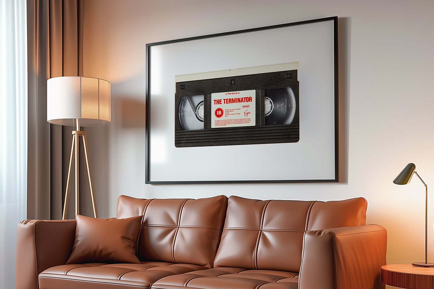 The Terminator, blockbuster video, blockbuster, VHS, Video Cassette, 80s, retro, cassette, cassette, cassettes, cassette tape, classic cassette prints, www.classiccassetteprints.com