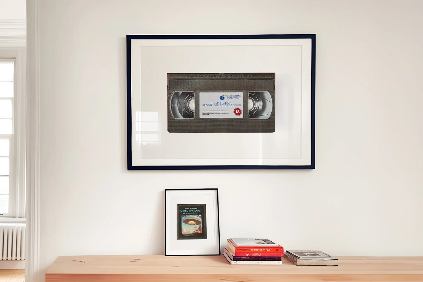 Pulp Fiction, blockbuster video, blockbuster, VHS, Video Cassette, 80s, retro, cassette, cassette, cassettes, cassette tape, classic cassette prints, www.classiccassetteprints.com