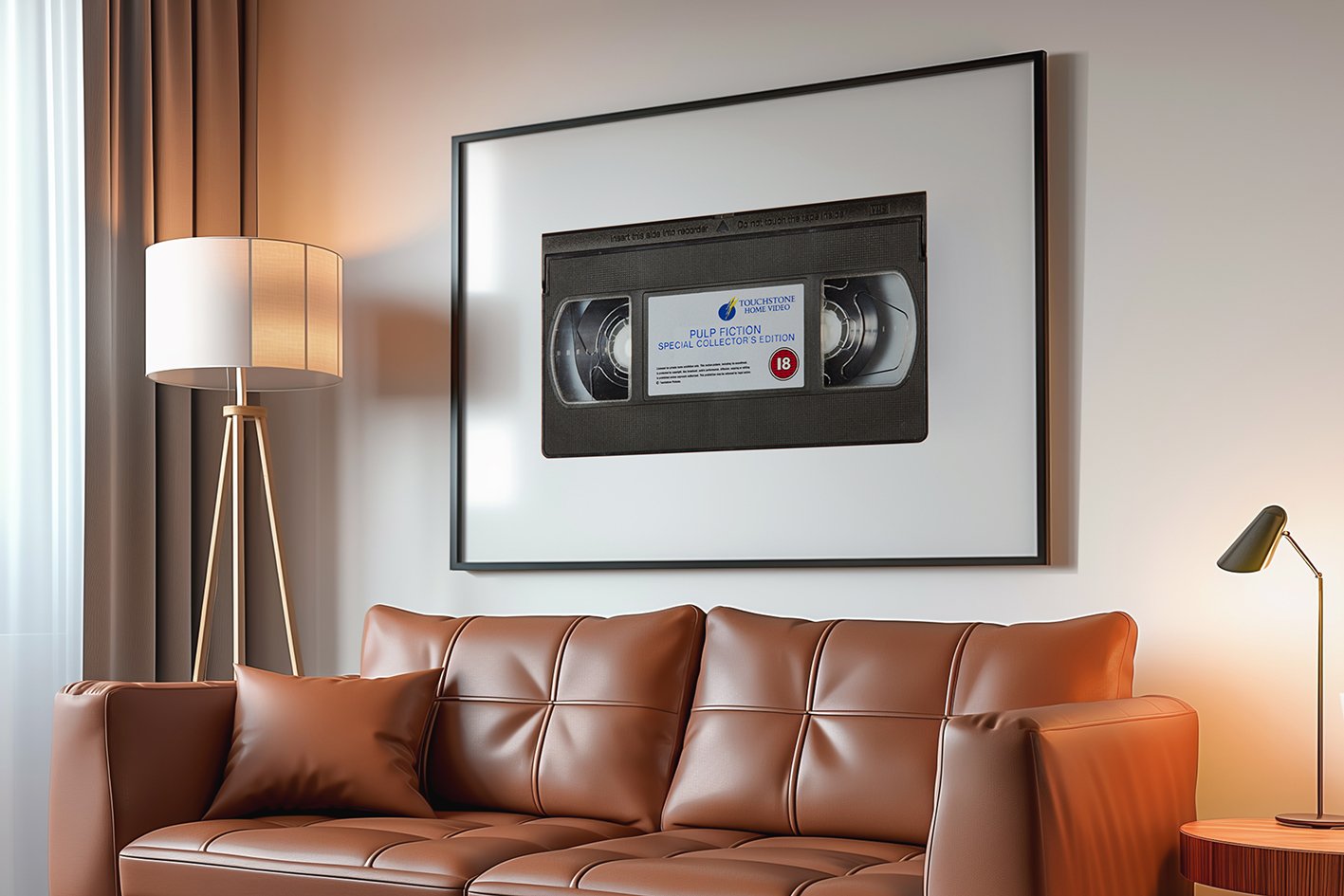 Pulp Fiction, blockbuster video, blockbuster, VHS, Video Cassette, 80s, retro, cassette, cassette, cassettes, cassette tape, classic cassette prints, www.classiccassetteprints.com