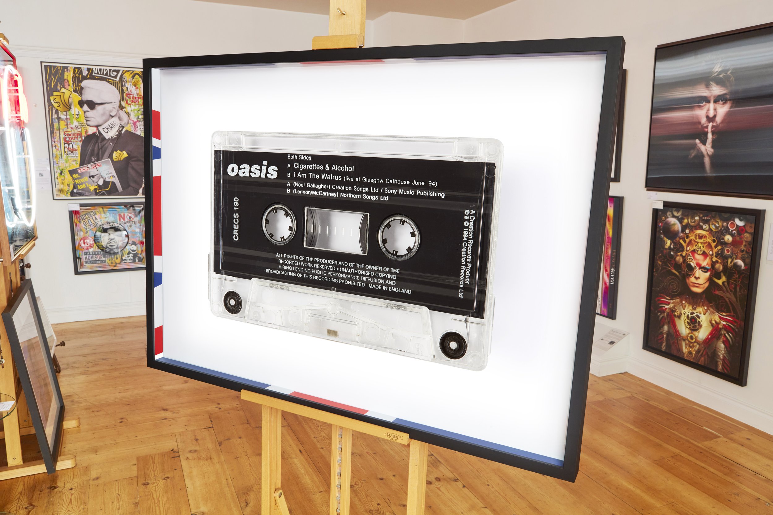 Oasis Cigarettes and Alcohol Cassette Print