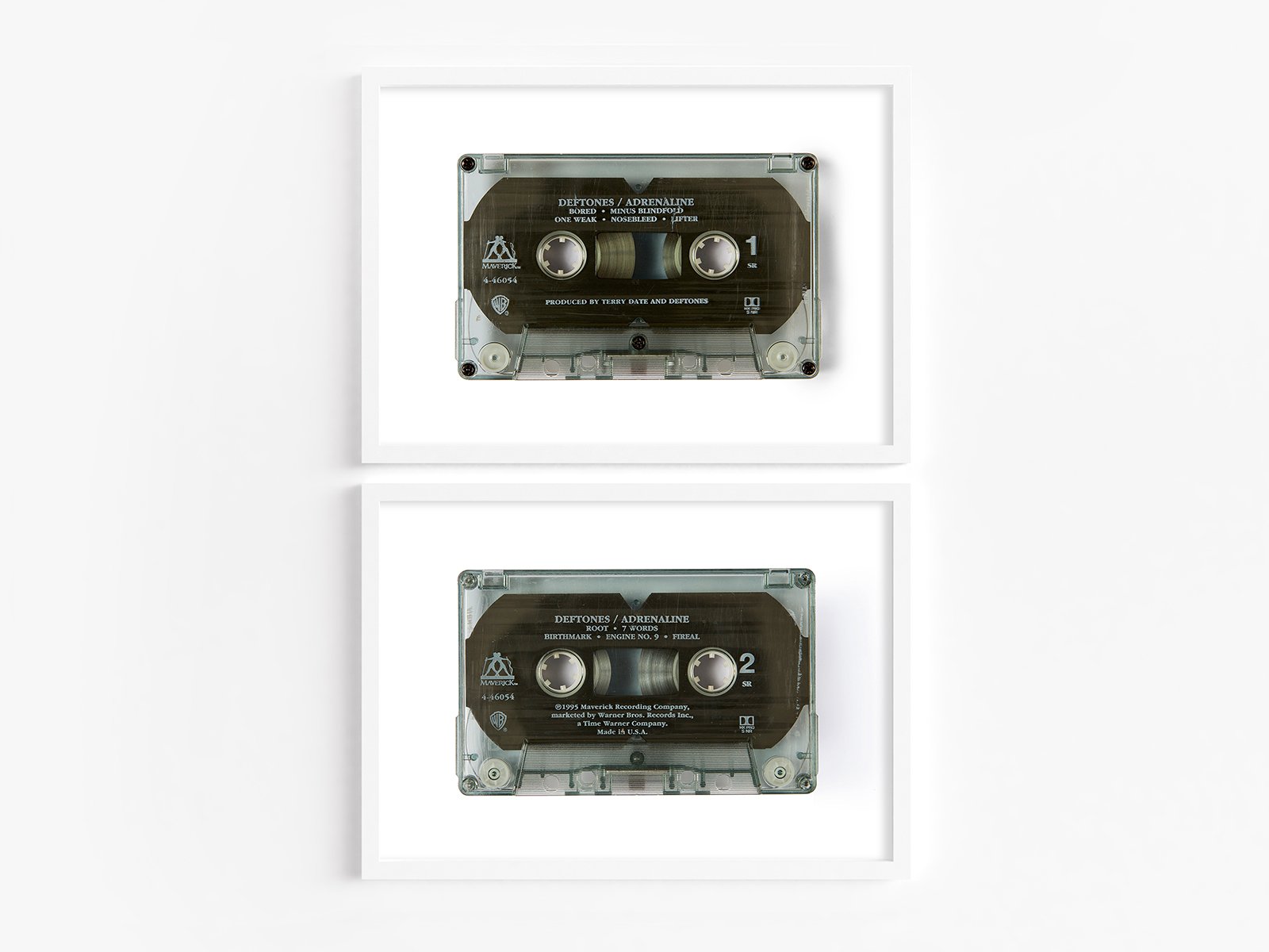 Deftones - Adrenaline cassette, cassettes, cassette tape, classic cassette prints