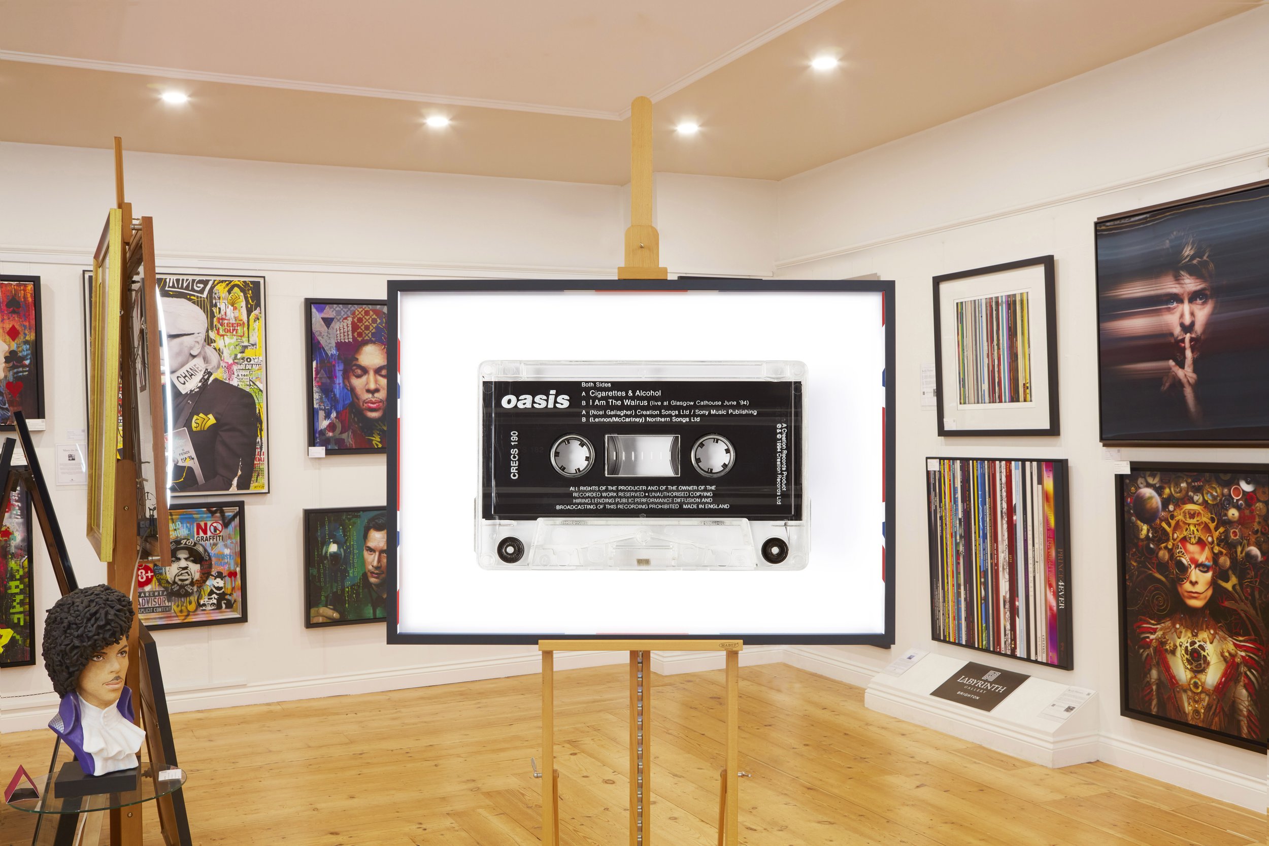 Oasis Cigarettes and Alcohol Cassette Print