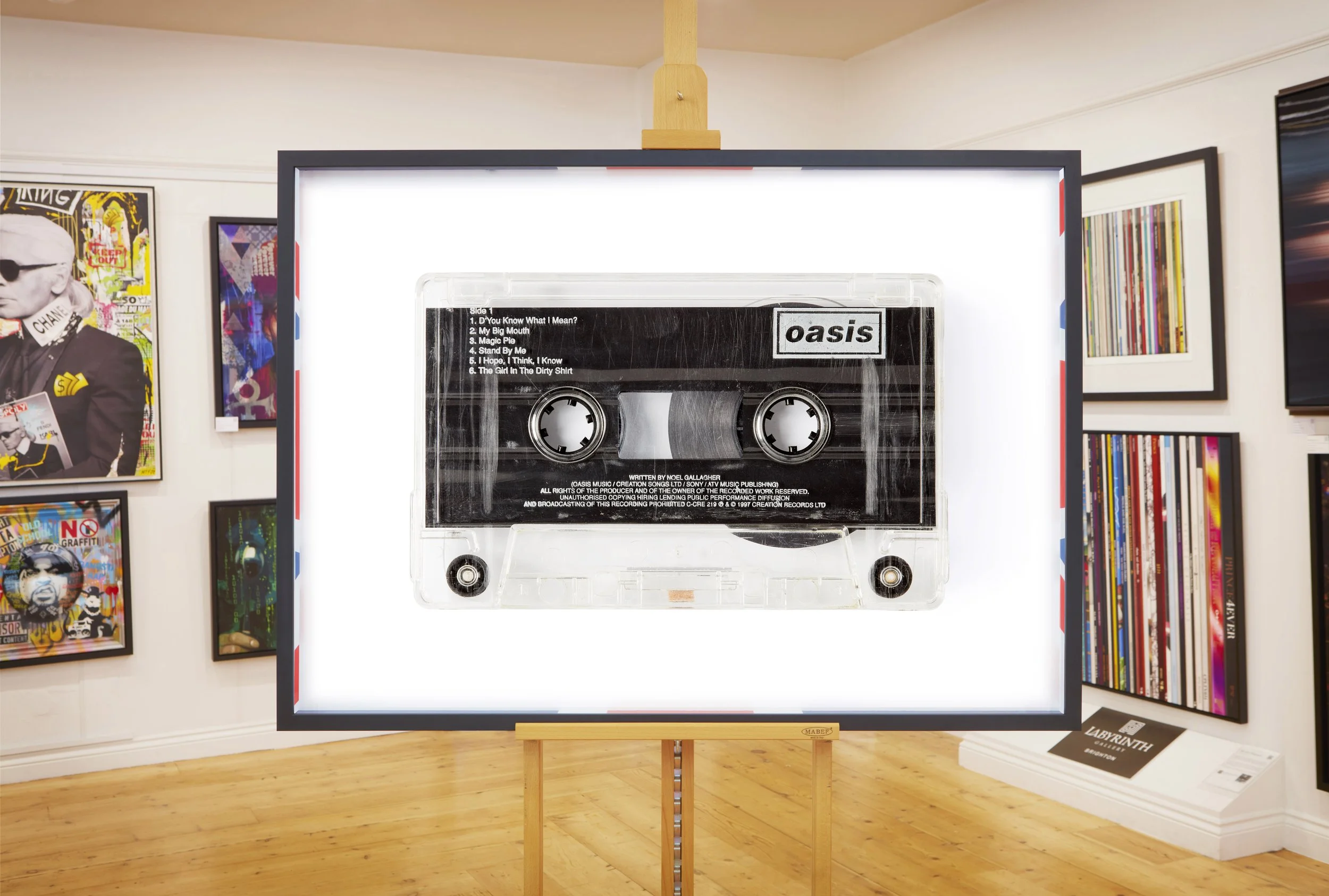 Oasis - Be Here Now Cassette Print