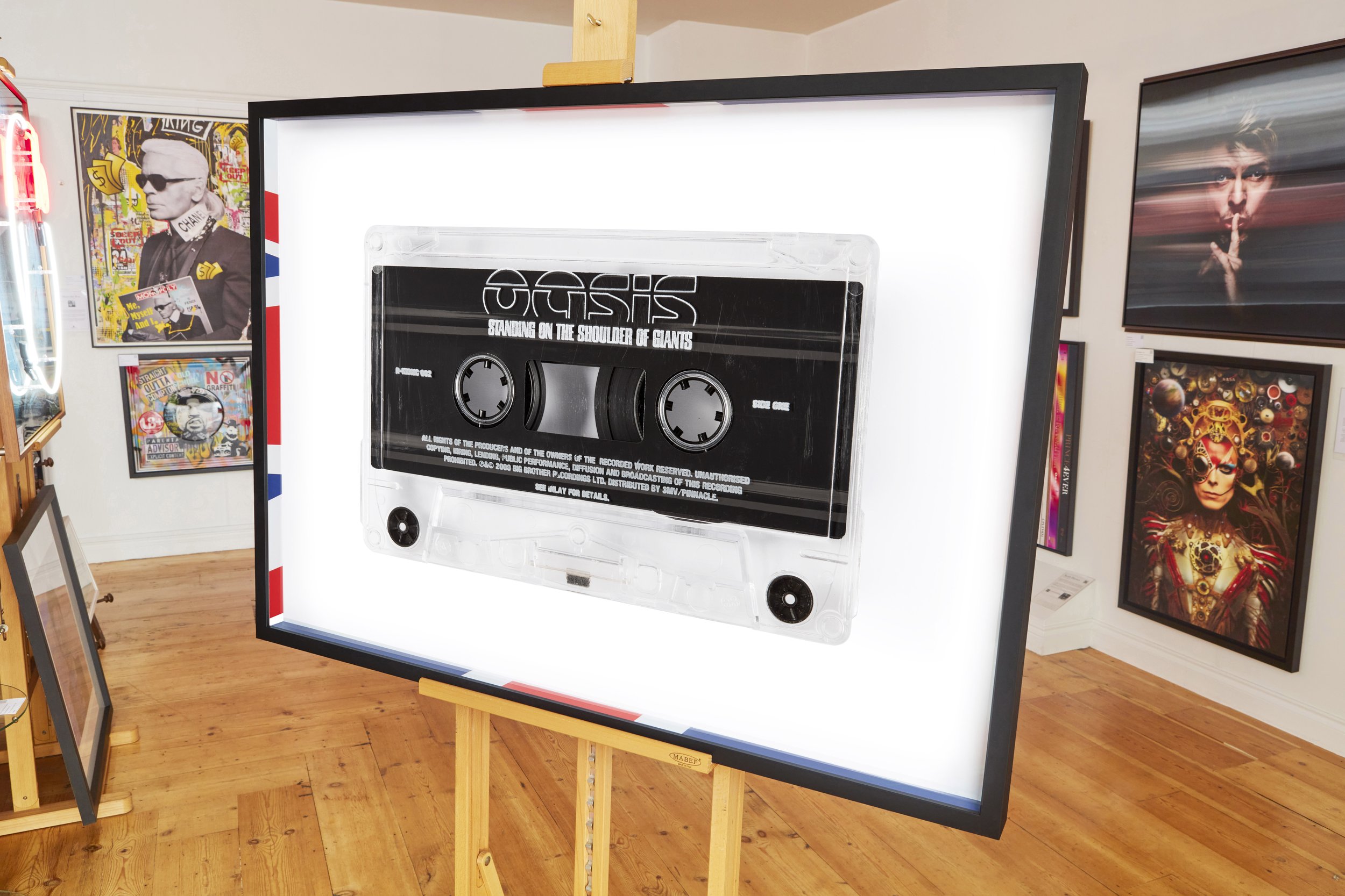 Oasis Standing On The Shoulders of Giants Cassette Print