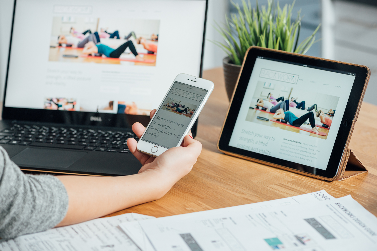 Making sure that all materials looks good across platforms and devices