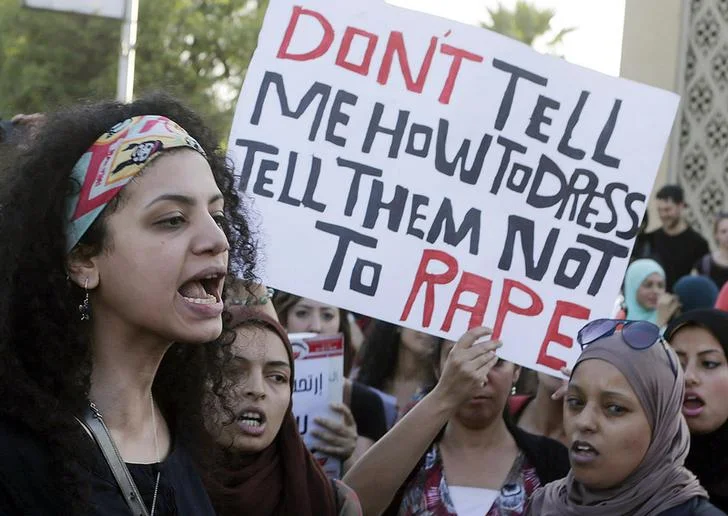 Women in Cairo protest against violence against women, June 2014. (Reuters)