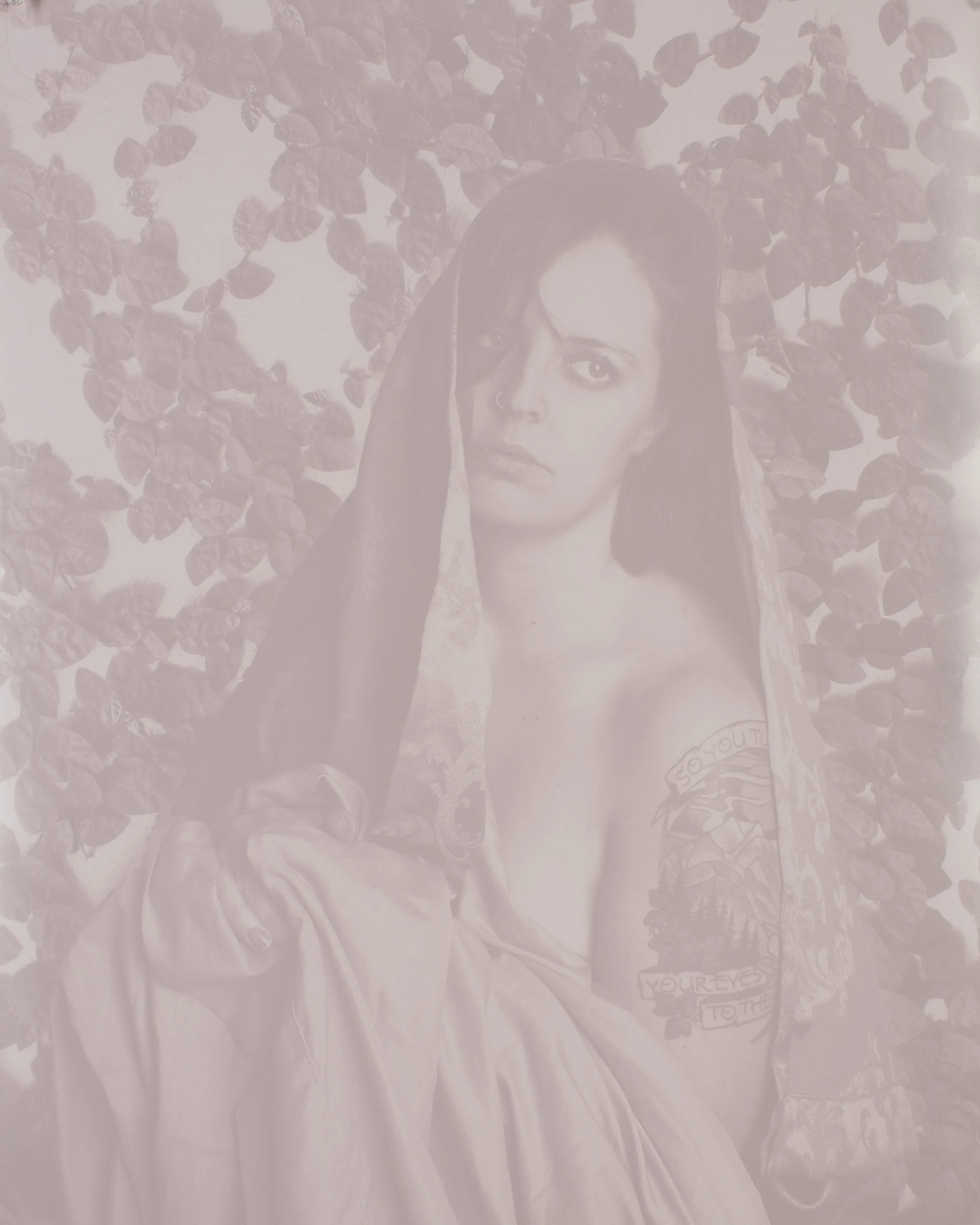 Untitled , Lumen Print, 16in x 20in, 2017