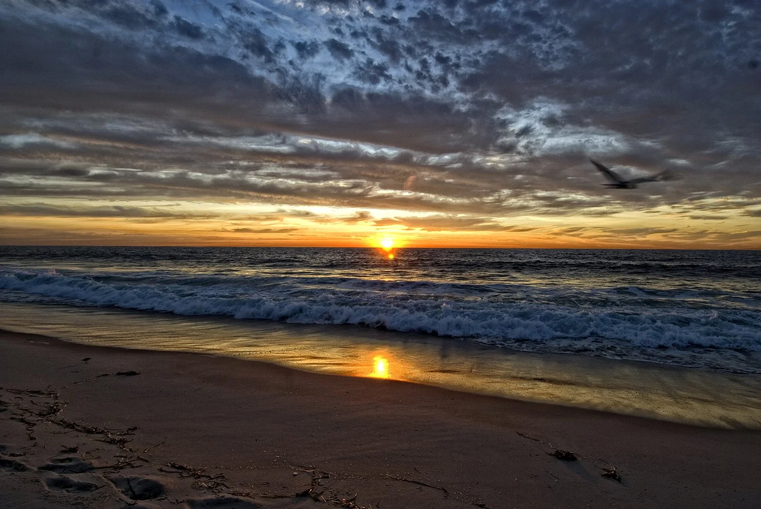 sunrise over the Atlantic Ocean