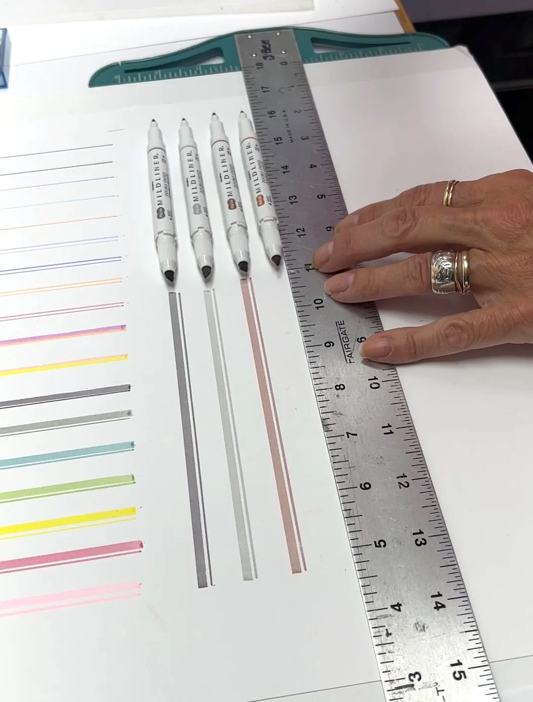 creating art swatches