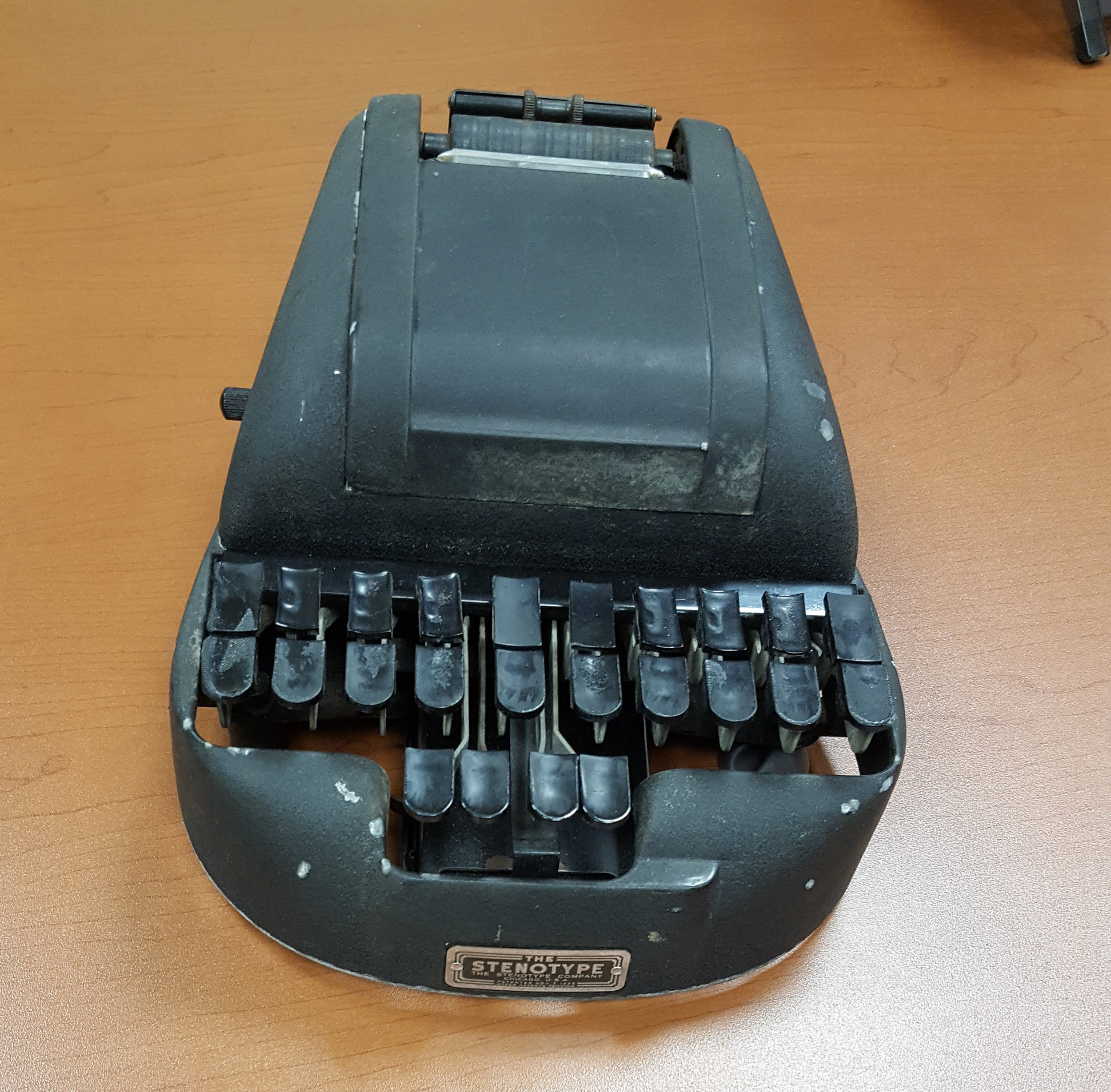 Vintage Hedman Stenotype Court Reporter Stenograph Machine