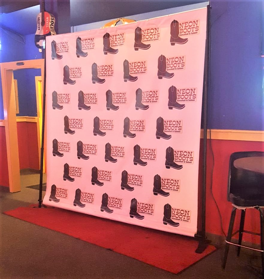 Red Carpet Step and Repeat Photo Booth