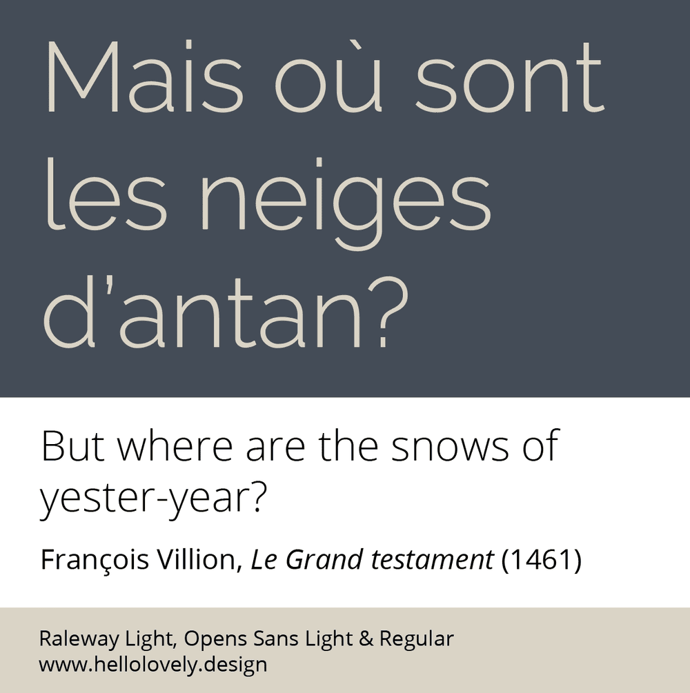 Font Pairing Raleway And Open Sans Hello Lovely Graphic Design