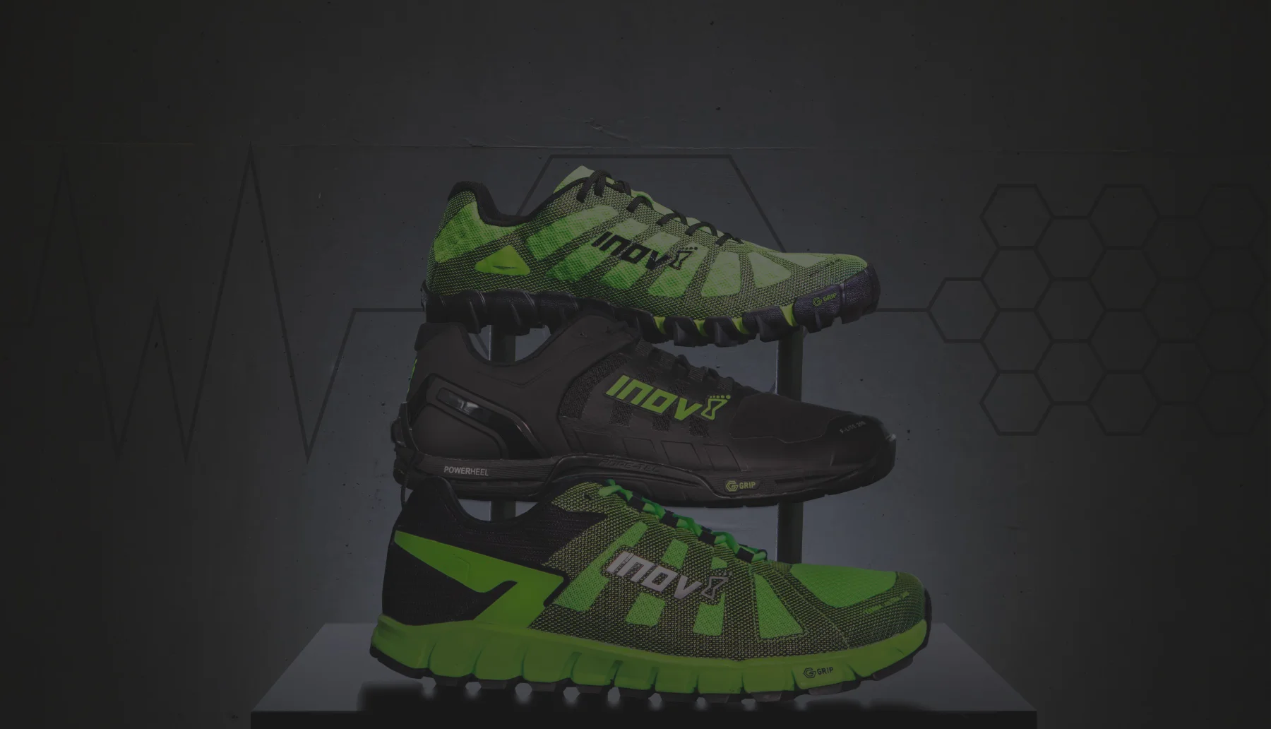 Sports shoes with graphene-enhanced rubber outsoles. (Image: University of Manchester)