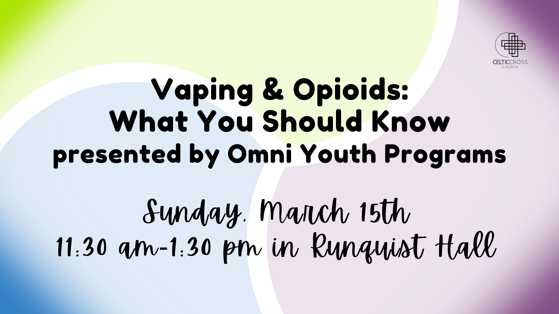 Vaping &amp; Opioids: What You Should Know presented by Omni Youth Programs
