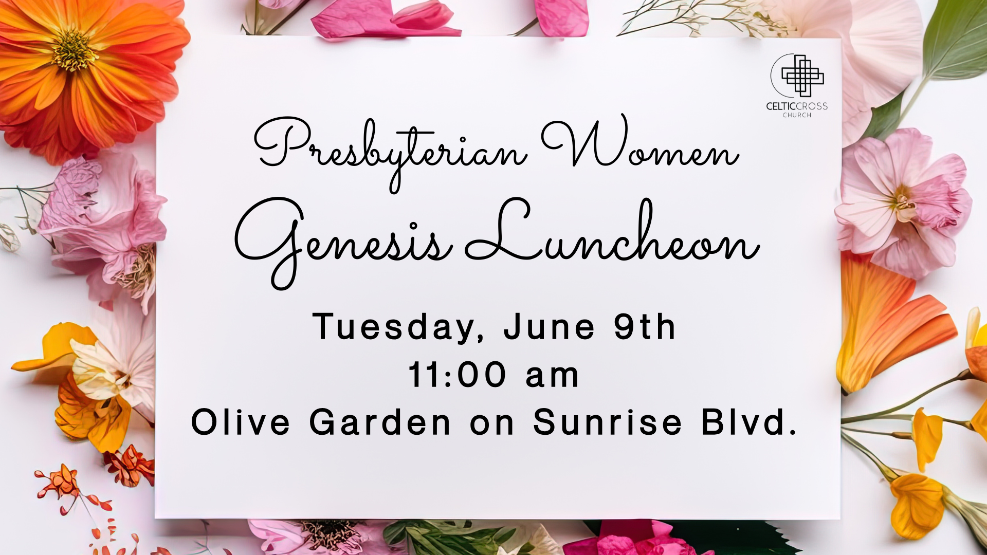Presbyterian Women Genesis Luncheon