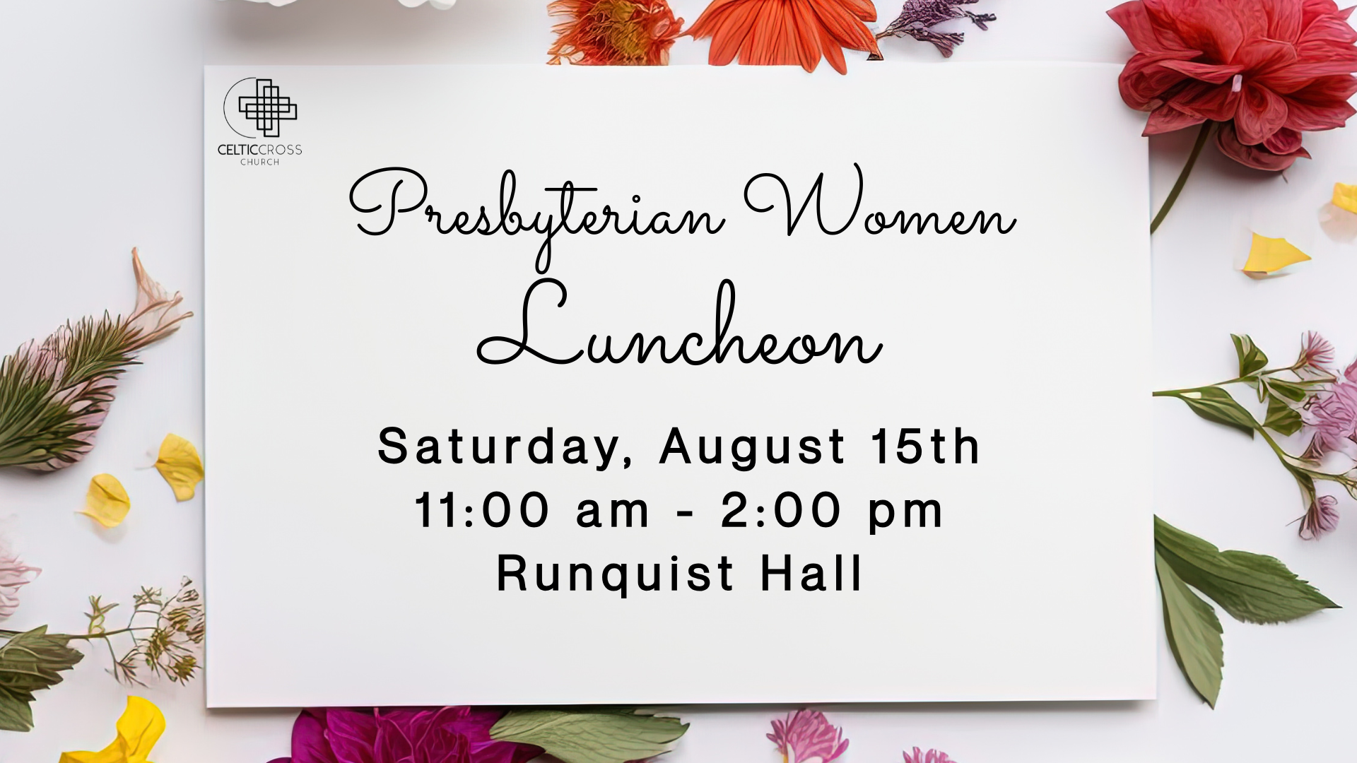 Presbyterian Women Luncheon