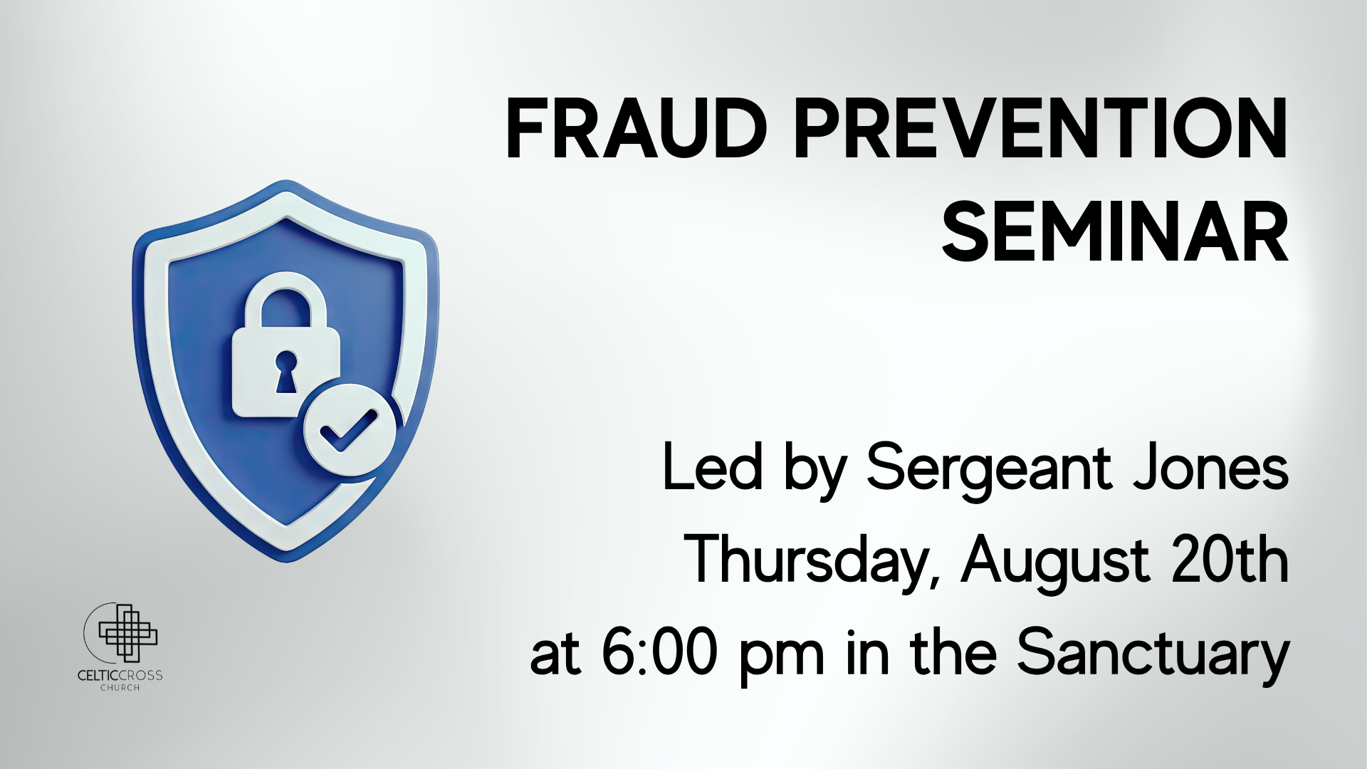 Fraud Prevention Seminar