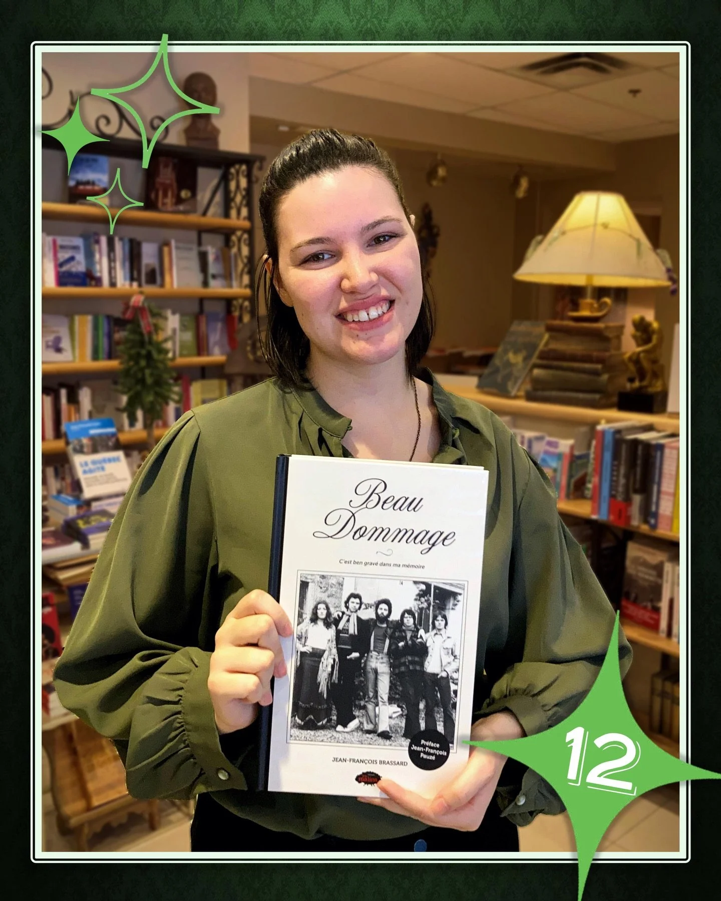 🎶 Le douzi&egrave;me jour des f&ecirc;tes, vos libraires vous recommandent!

Une musicographie de Beau Dommage! 🎤

Une recommandation de Chryssie :
&laquo;&nbsp;23 d&eacute;cembre! Joyeux No&euml;l monsieur C&ocirc;t&eacute;! Beau dommage est un gr